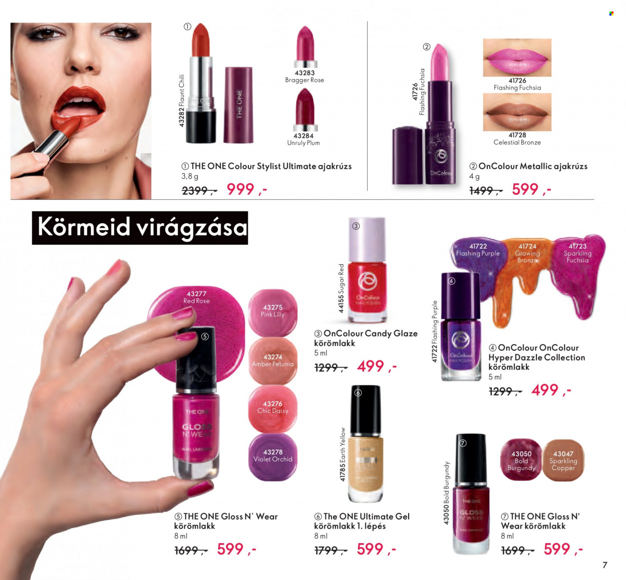 Oriflame akciós újságok - 2022.08.17 - 2022.09.06. Oldal 7