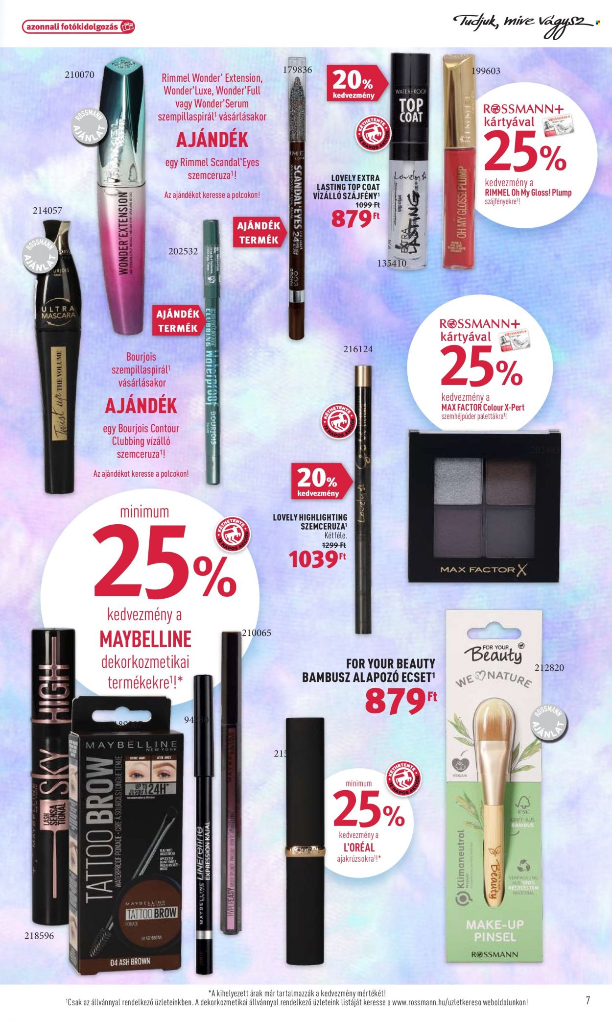 Rossmann akciós újságok - 2022.08.22 - 2022.09.02. Oldal 7