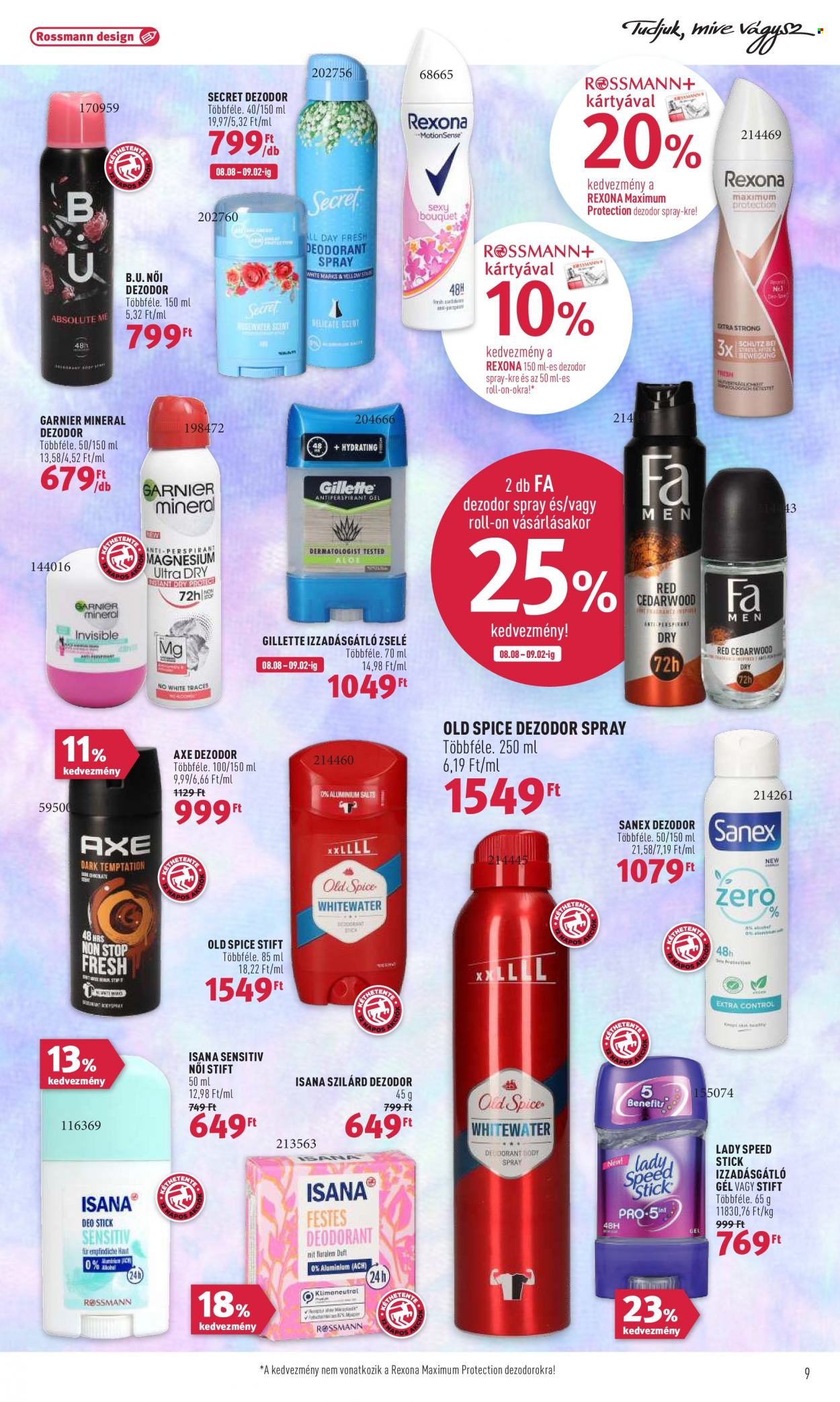 Rossmann akciós újságok - 2022.08.22 - 2022.09.02. Oldal 9