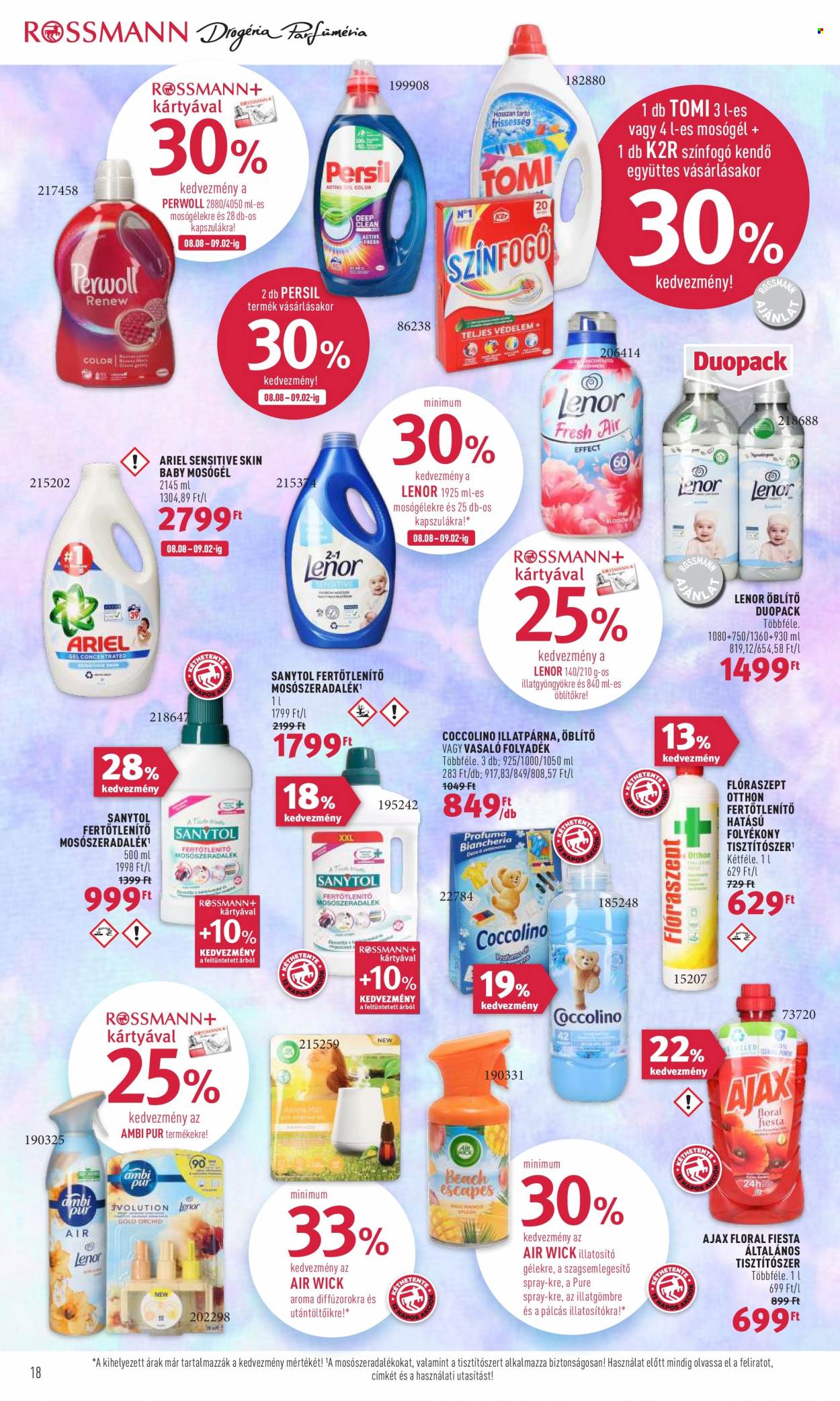 Rossmann akciós újságok - 2022.08.22 - 2022.09.02. Oldal 18