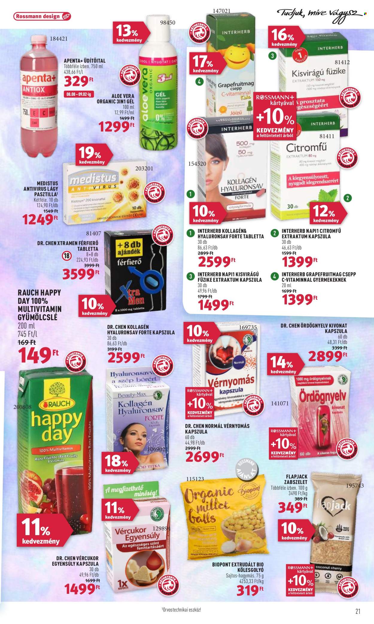 Rossmann akciós újságok - 2022.08.22 - 2022.09.02. Oldal 21