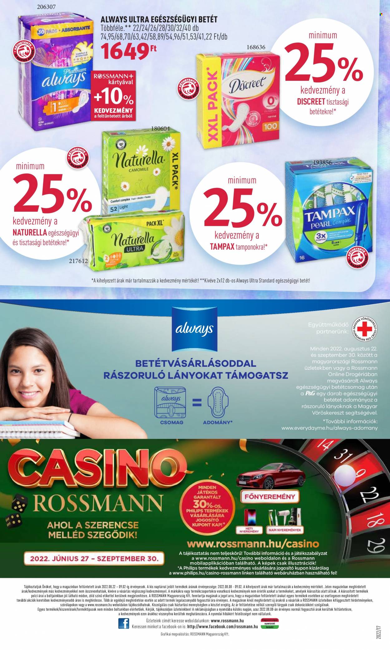 Rossmann akciós újságok - 2022.08.22 - 2022.09.02. Oldal 24