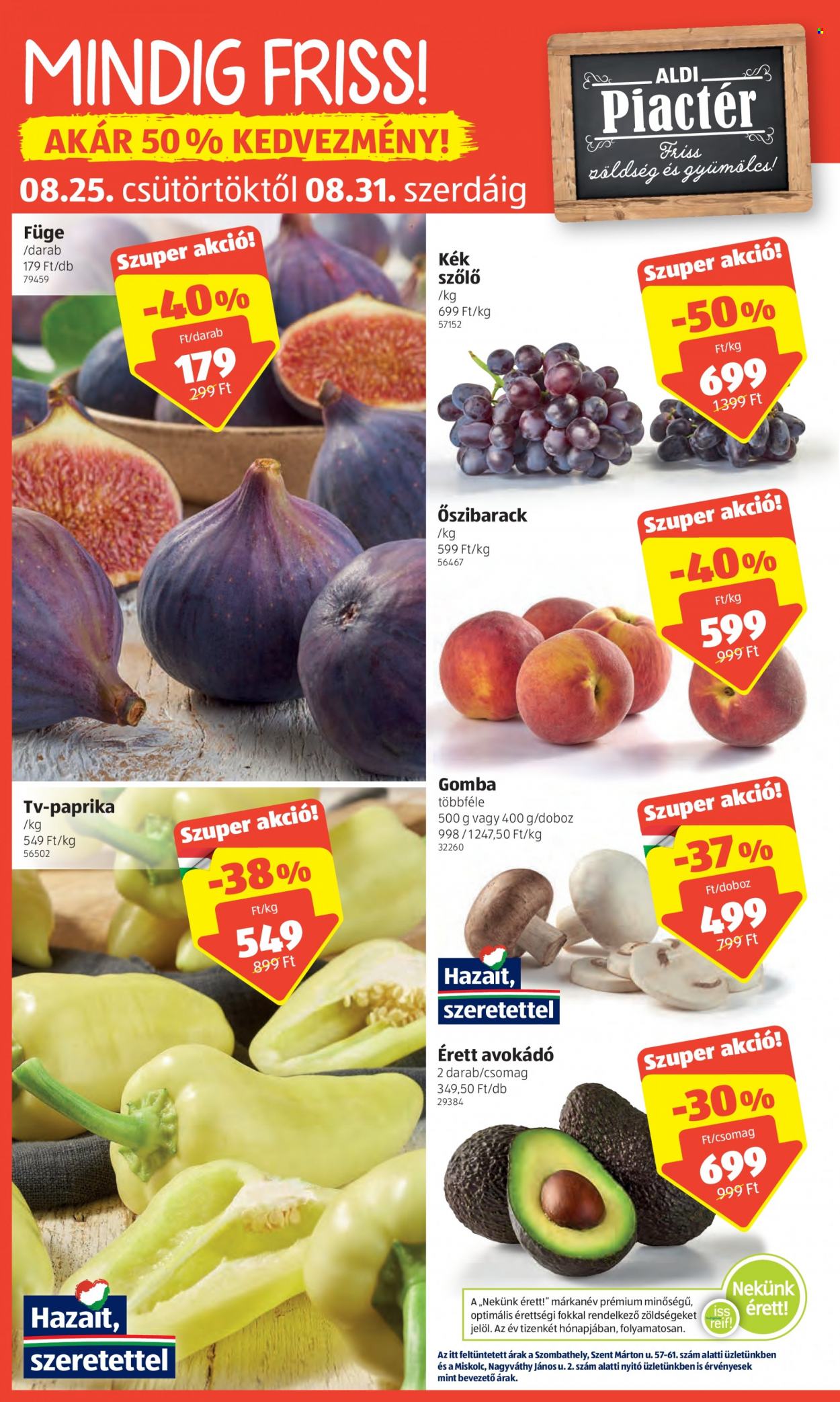 Aldi akciós újságok - 2022.08.25 - 2022.08.31. Oldal 2
