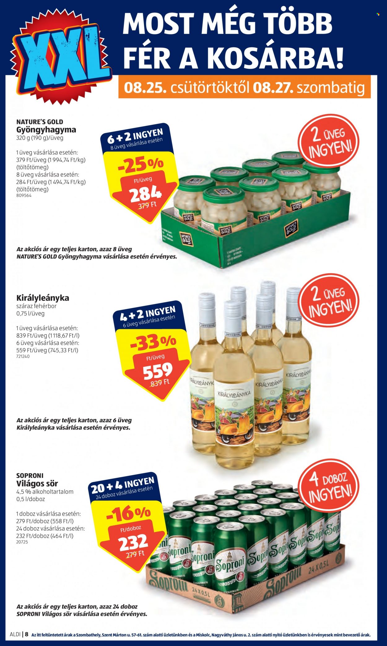 Aldi akciós újságok - 2022.08.25 - 2022.08.31. Oldal 8
