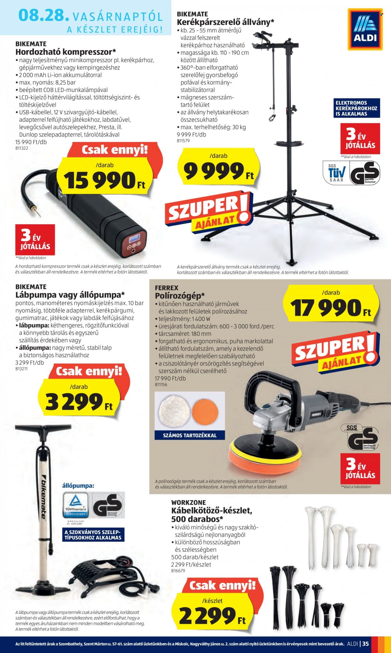 Aldi akciós újságok - 2022.08.25 - 2022.08.31. Oldal 35
