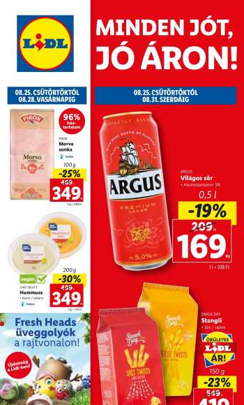 Újság Lidl - 2022.08.25 - 2022.08.31.