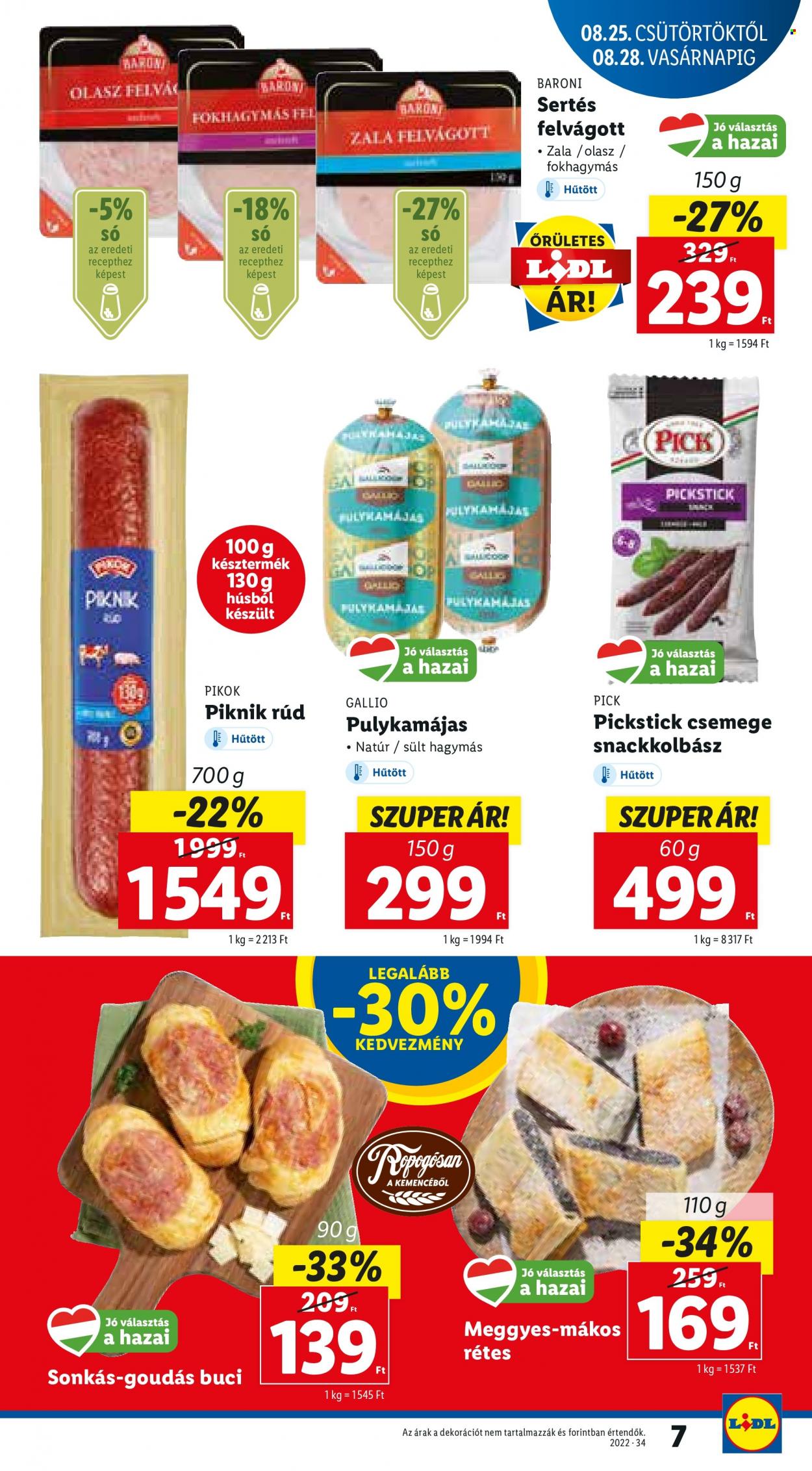 Lidl akciós újságok - 2022.08.25 - 2022.08.31. Oldal 7
