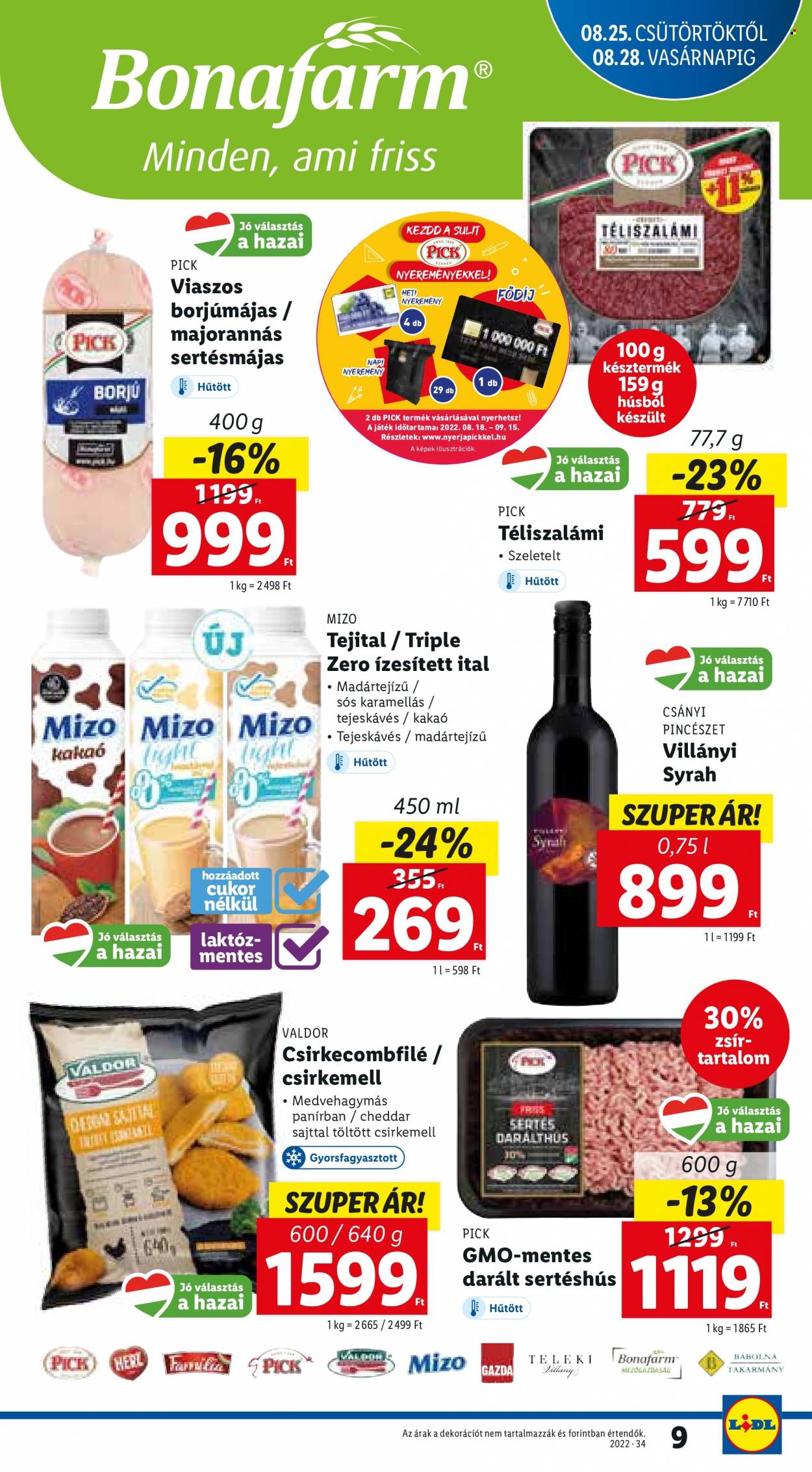 Lidl akciós újságok - 2022.08.25 - 2022.08.31. Oldal 9