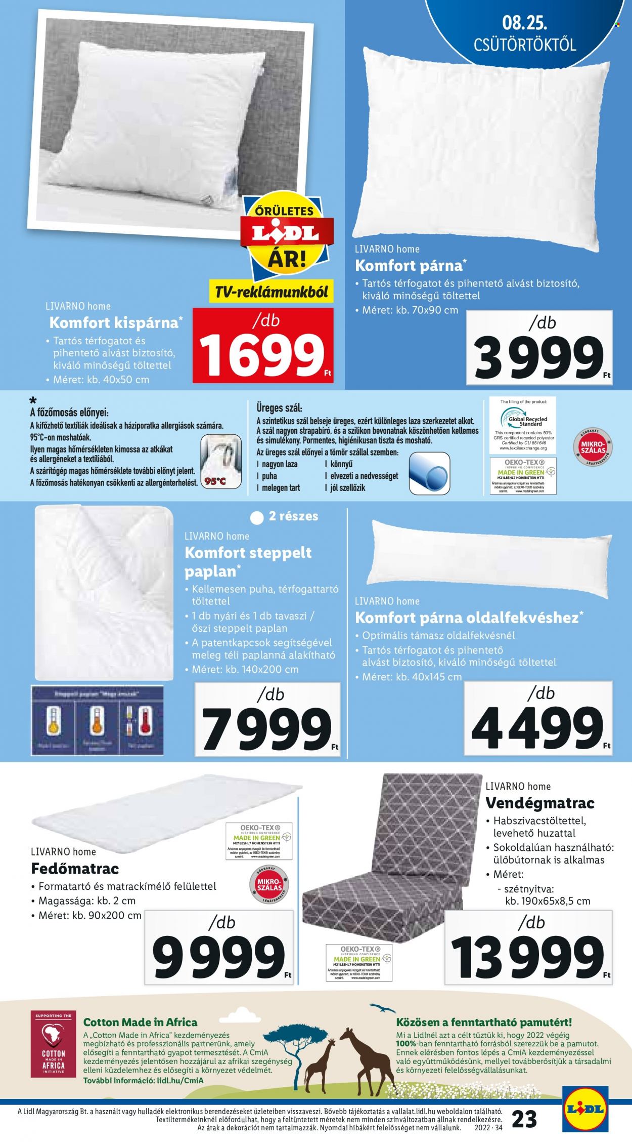 Lidl akciós újságok - 2022.08.25 - 2022.08.31. Oldal 23