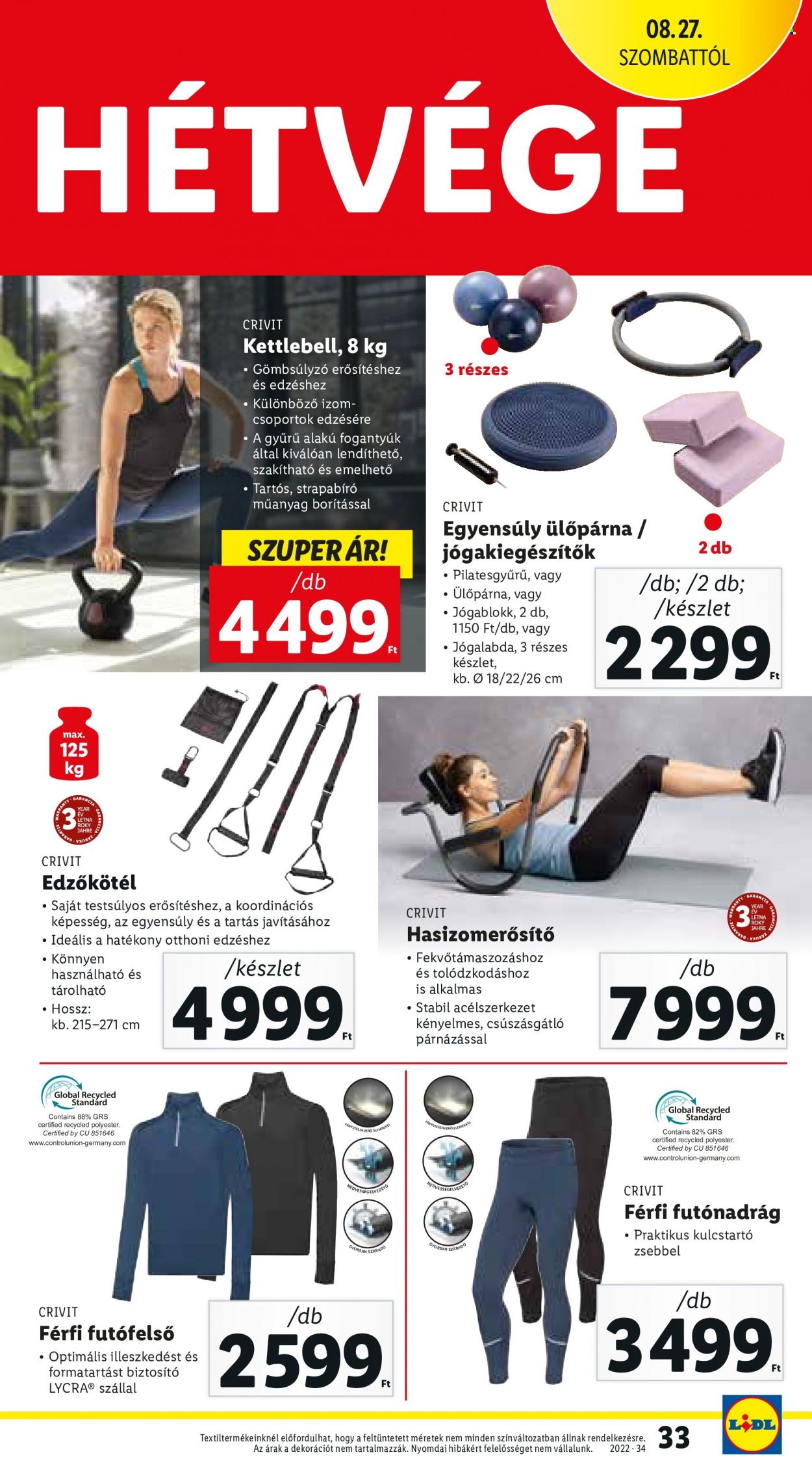 Lidl akciós újságok - 2022.08.25 - 2022.08.31. Oldal 33