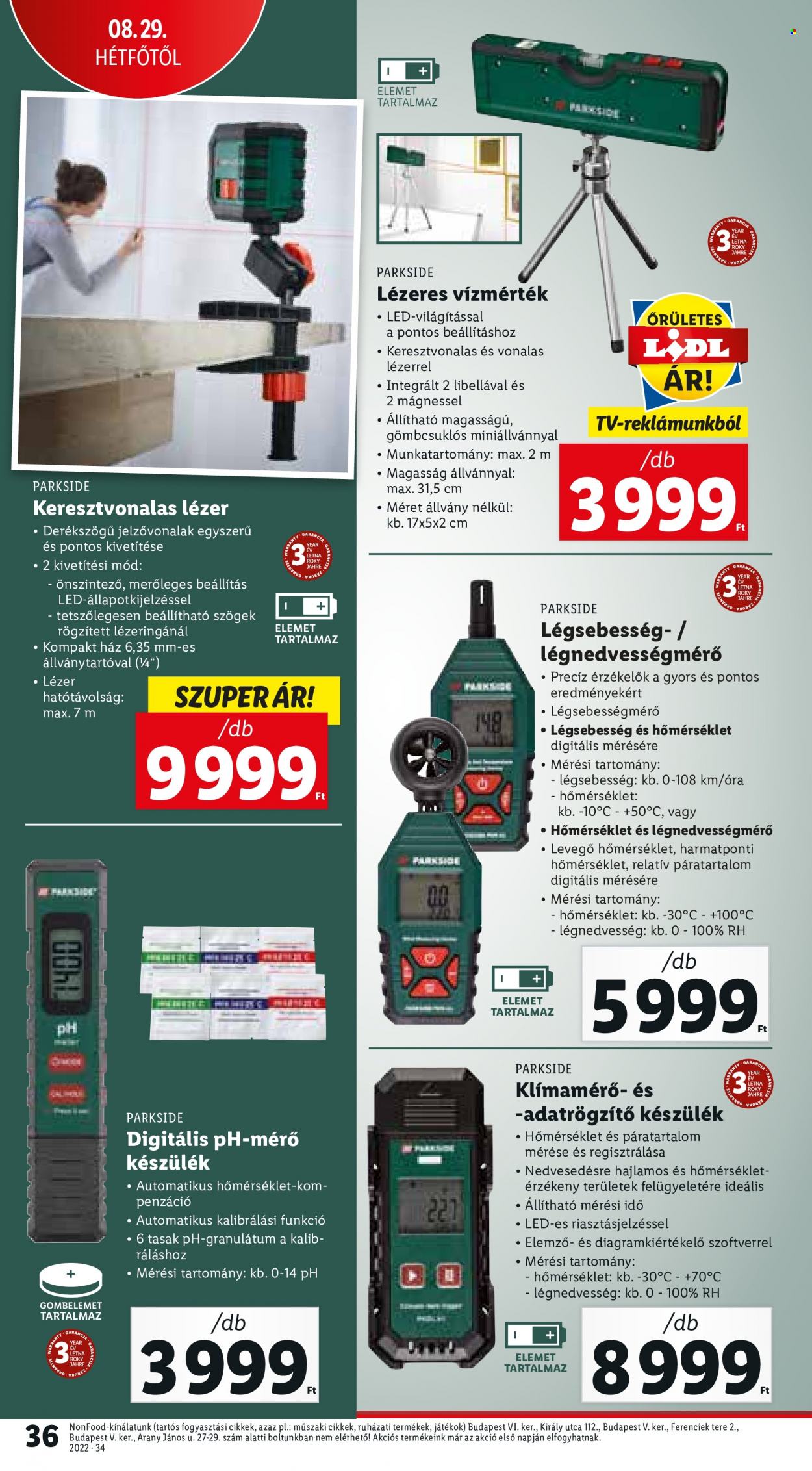 Lidl akciós újságok - 2022.08.25 - 2022.08.31. Oldal 36