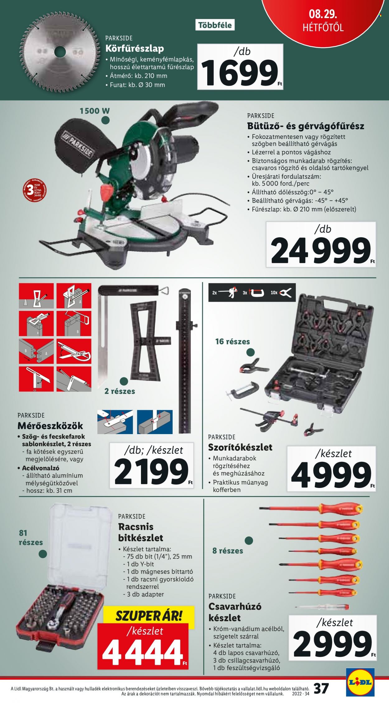 Lidl akciós újságok - 2022.08.25 - 2022.08.31. Oldal 37