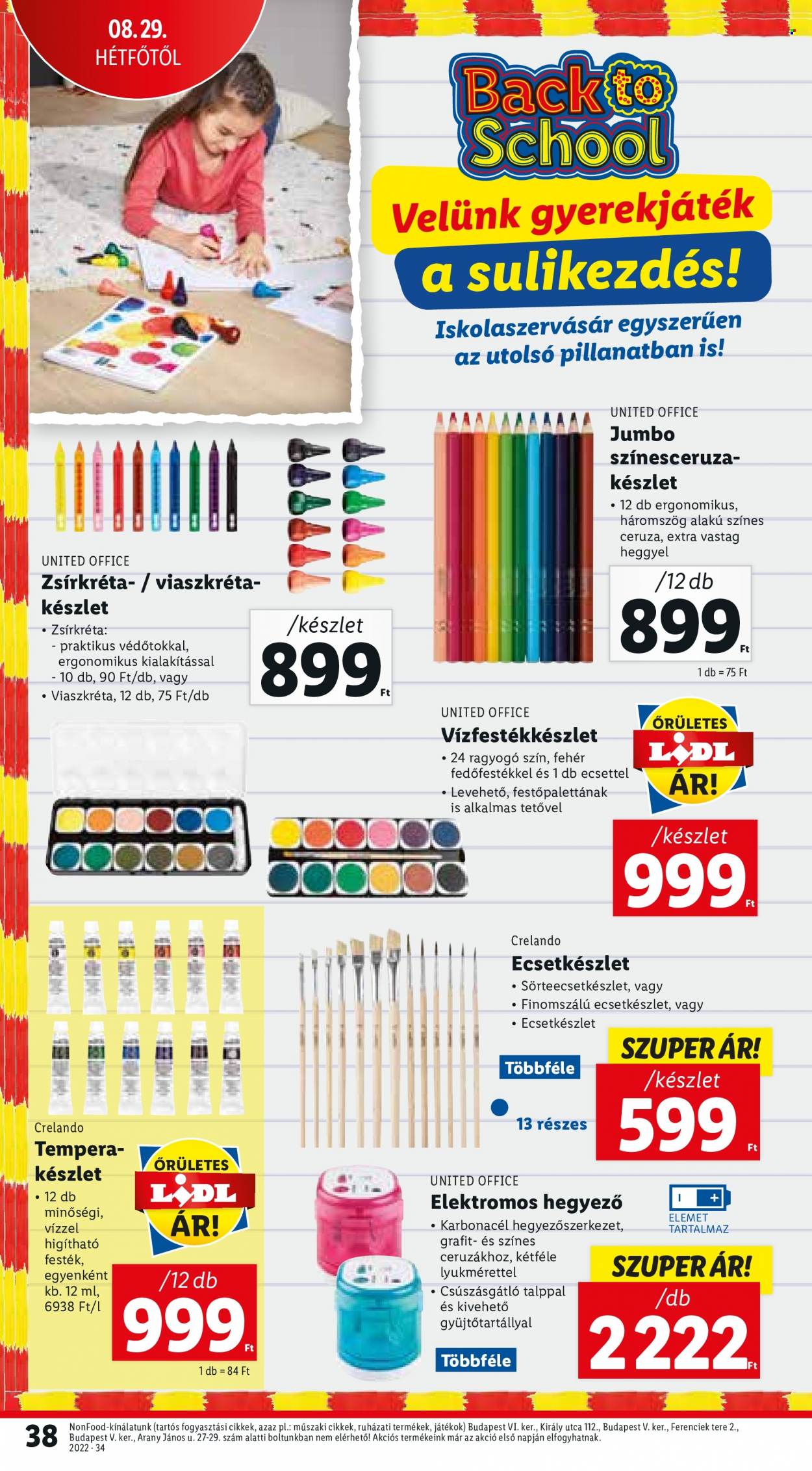 Lidl akciós újságok - 2022.08.25 - 2022.08.31. Oldal 38