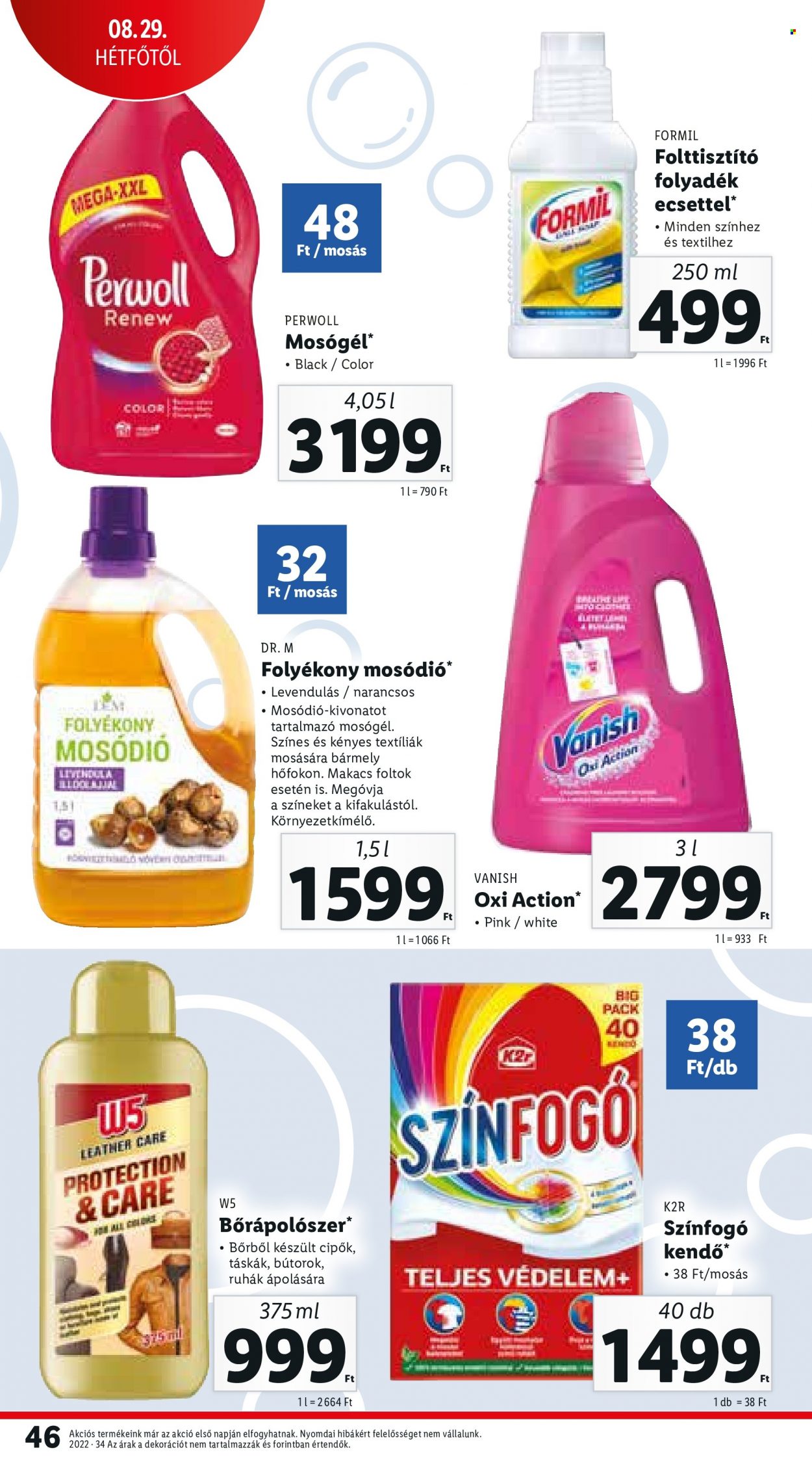 Lidl akciós újságok - 2022.08.25 - 2022.08.31. Oldal 46