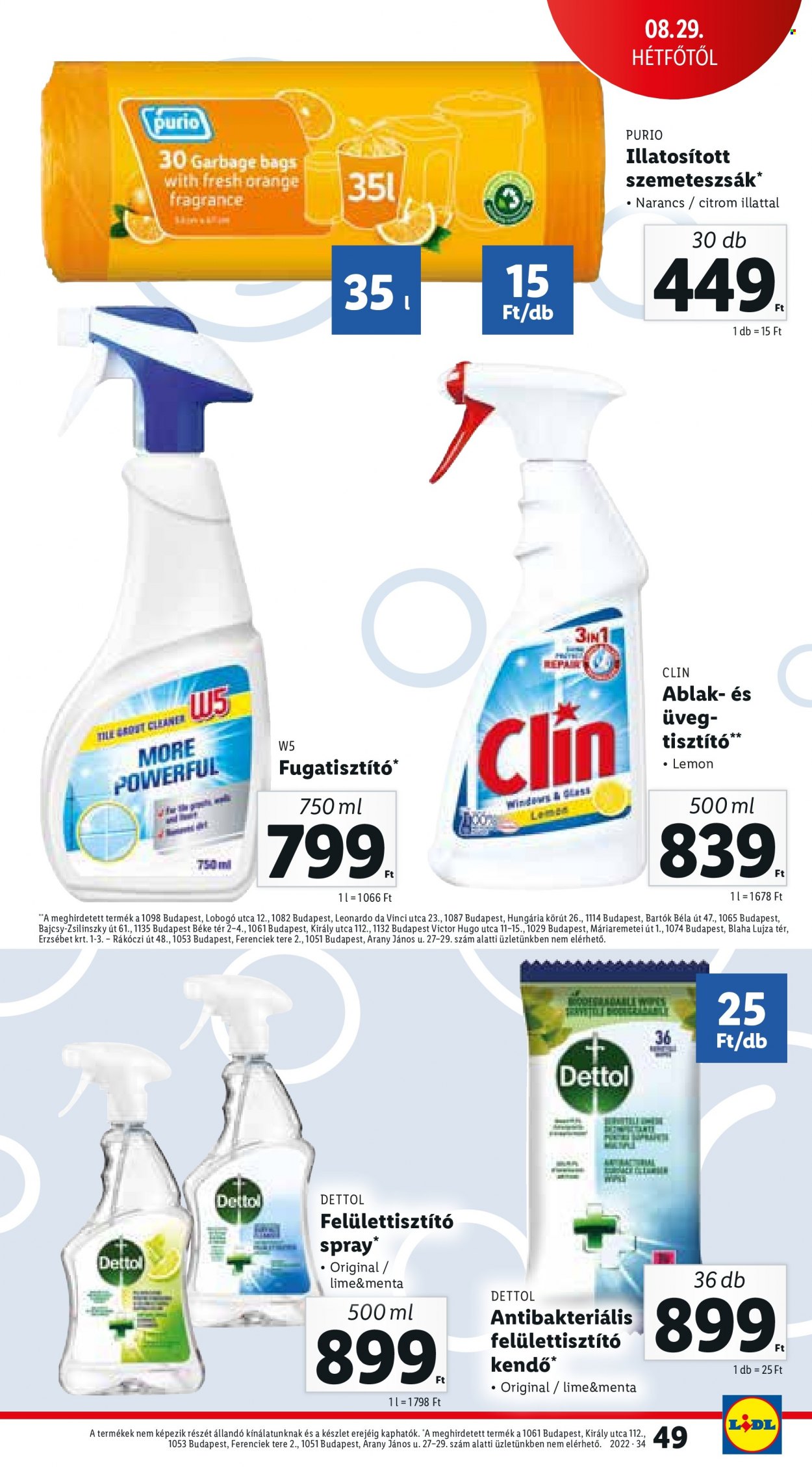 Lidl akciós újságok - 2022.08.25 - 2022.08.31. Oldal 49