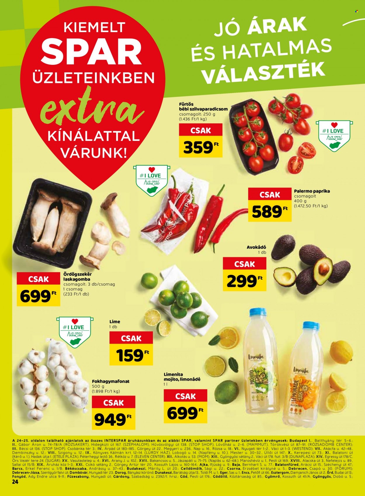SPAR akciós újságok - 2022.08.25 - 2022.08.31. Oldal 1
