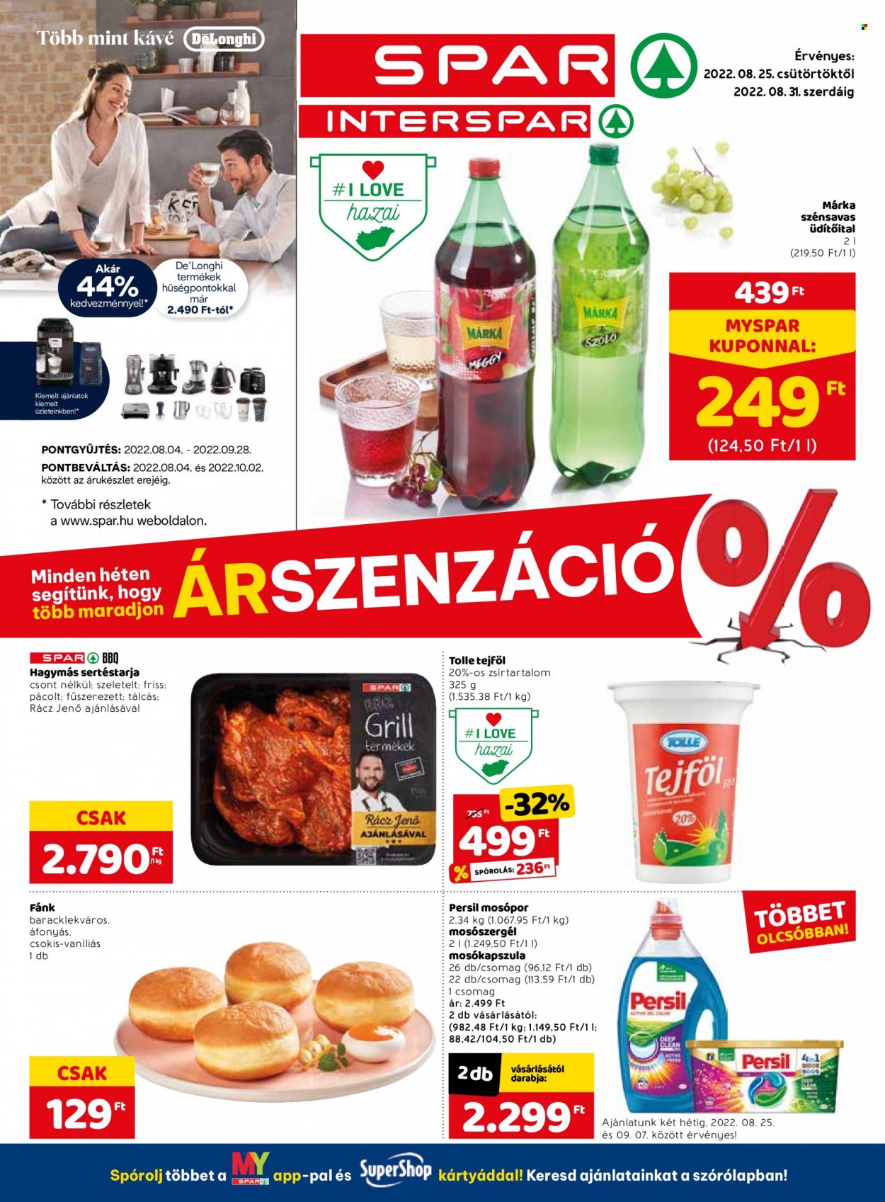 SPAR akciós újságok - 2022.08.25 - 2022.08.31. Oldal 1