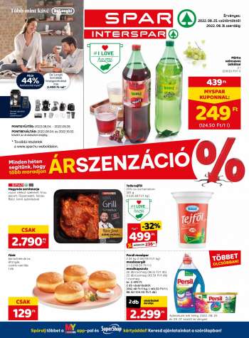 Újság SPAR - 2022.08.25 - 2022.08.31.