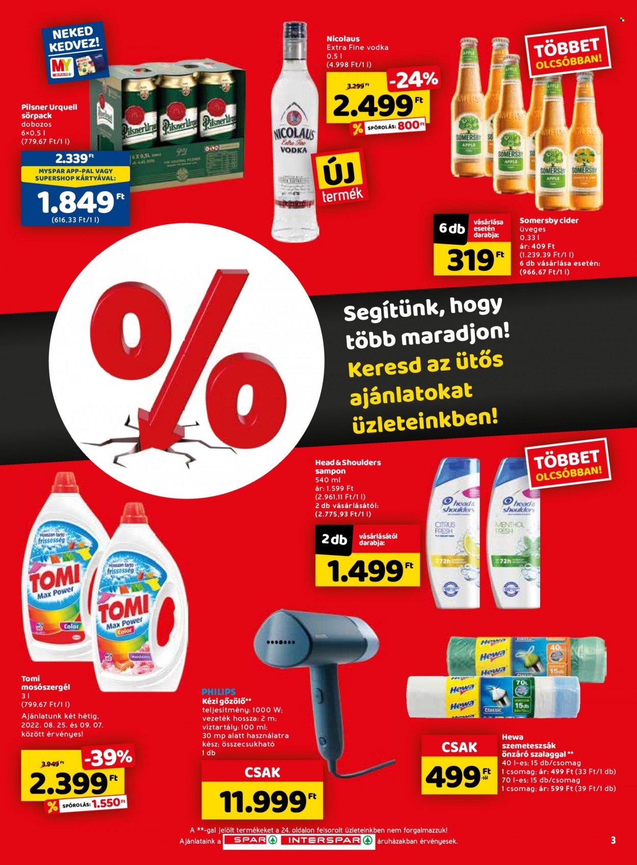 SPAR akciós újságok - 2022.08.25 - 2022.08.31. Oldal 3