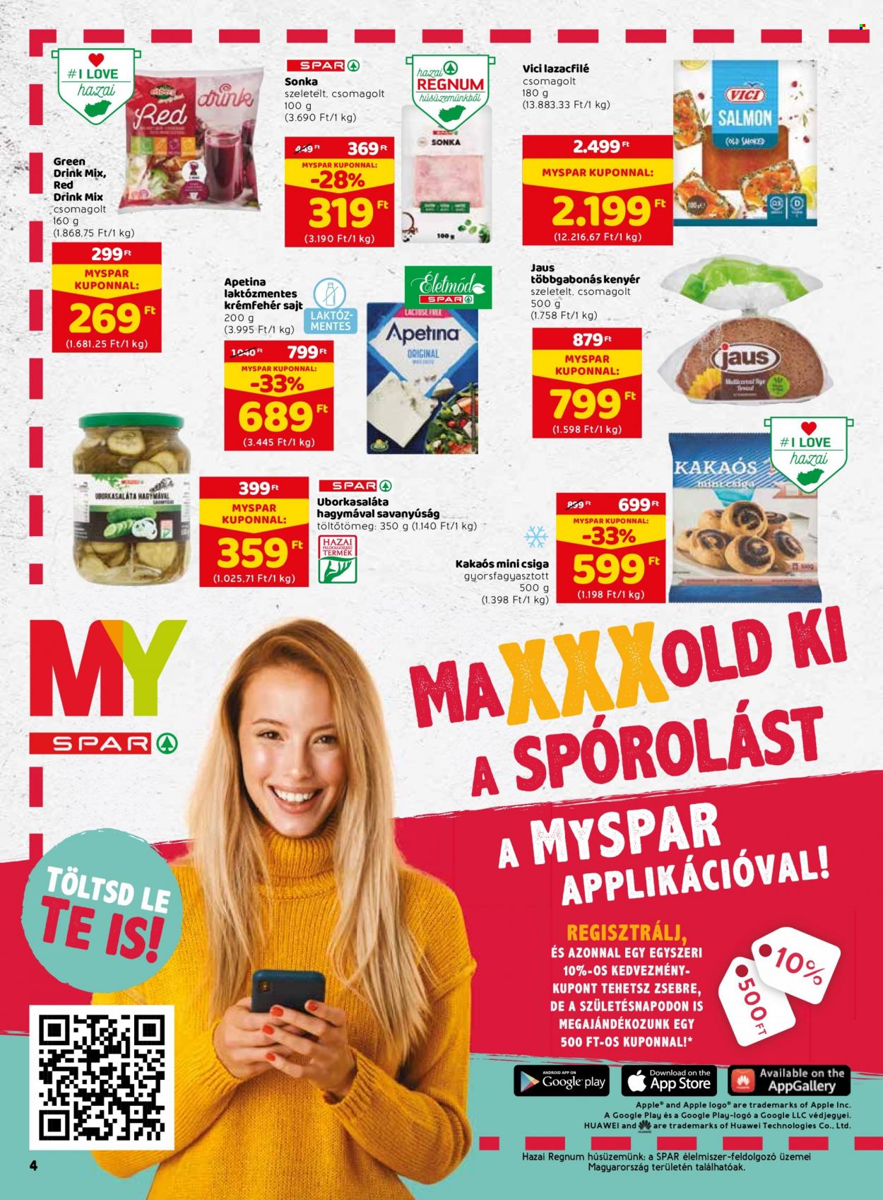 SPAR akciós újságok - 2022.08.25 - 2022.08.31. Oldal 4
