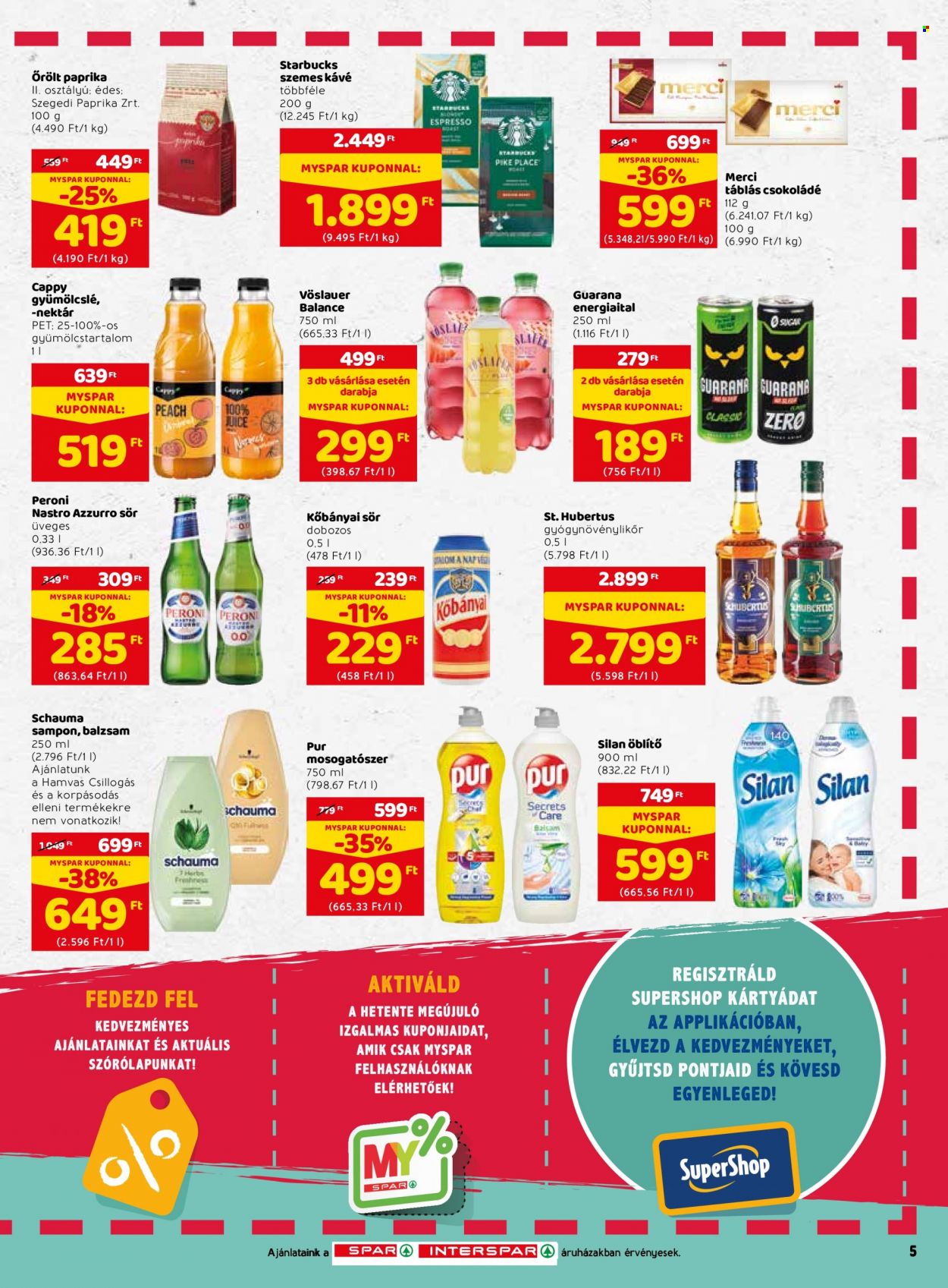 SPAR akciós újságok - 2022.08.25 - 2022.08.31. Oldal 5