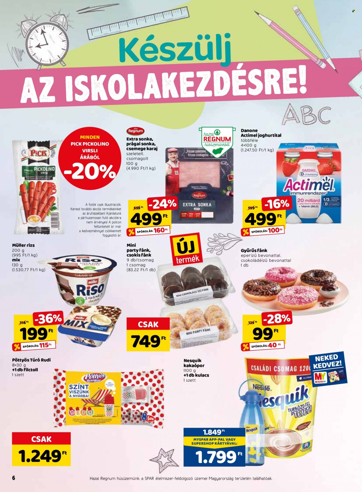 SPAR akciós újságok - 2022.08.25 - 2022.08.31. Oldal 6