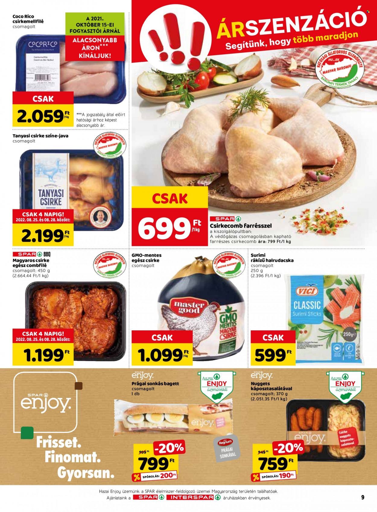SPAR akciós újságok - 2022.08.25 - 2022.08.31. Oldal 11