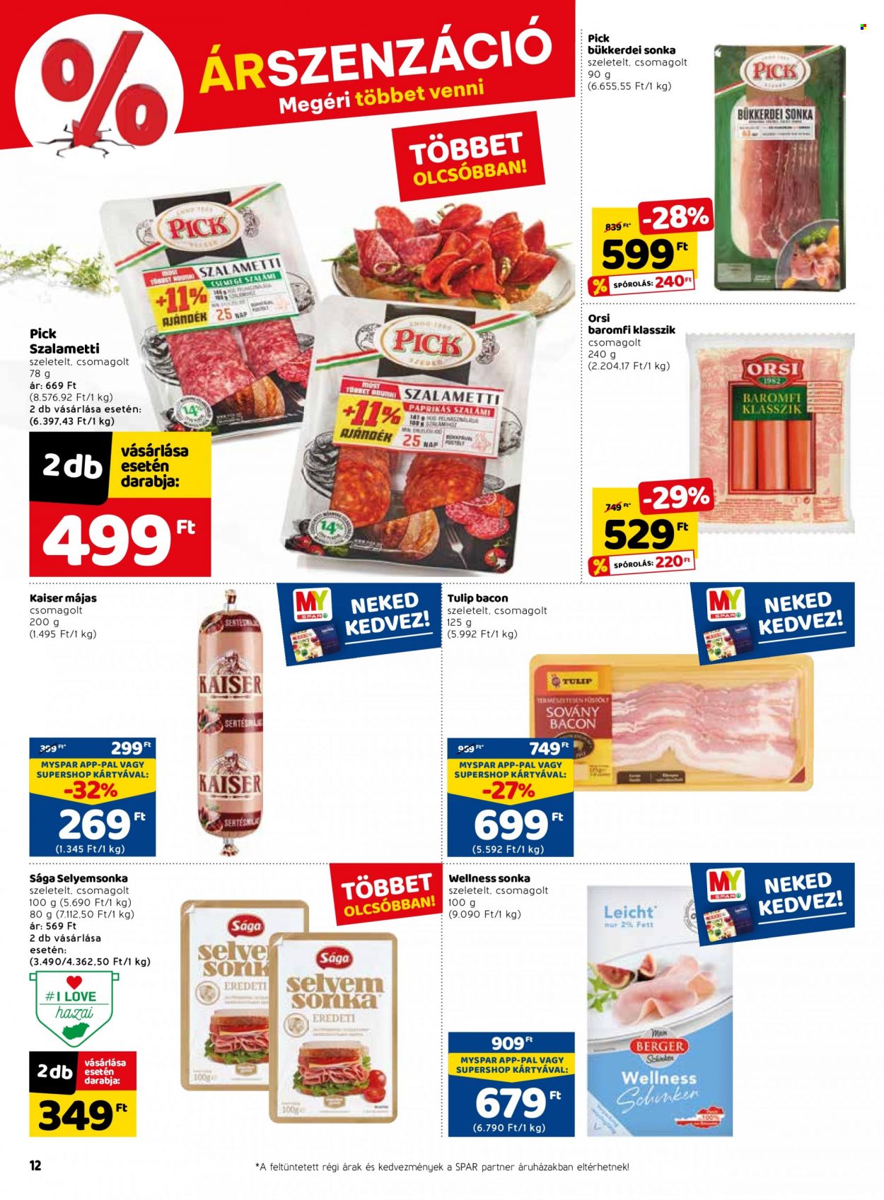 SPAR akciós újságok - 2022.08.25 - 2022.08.31. Oldal 16