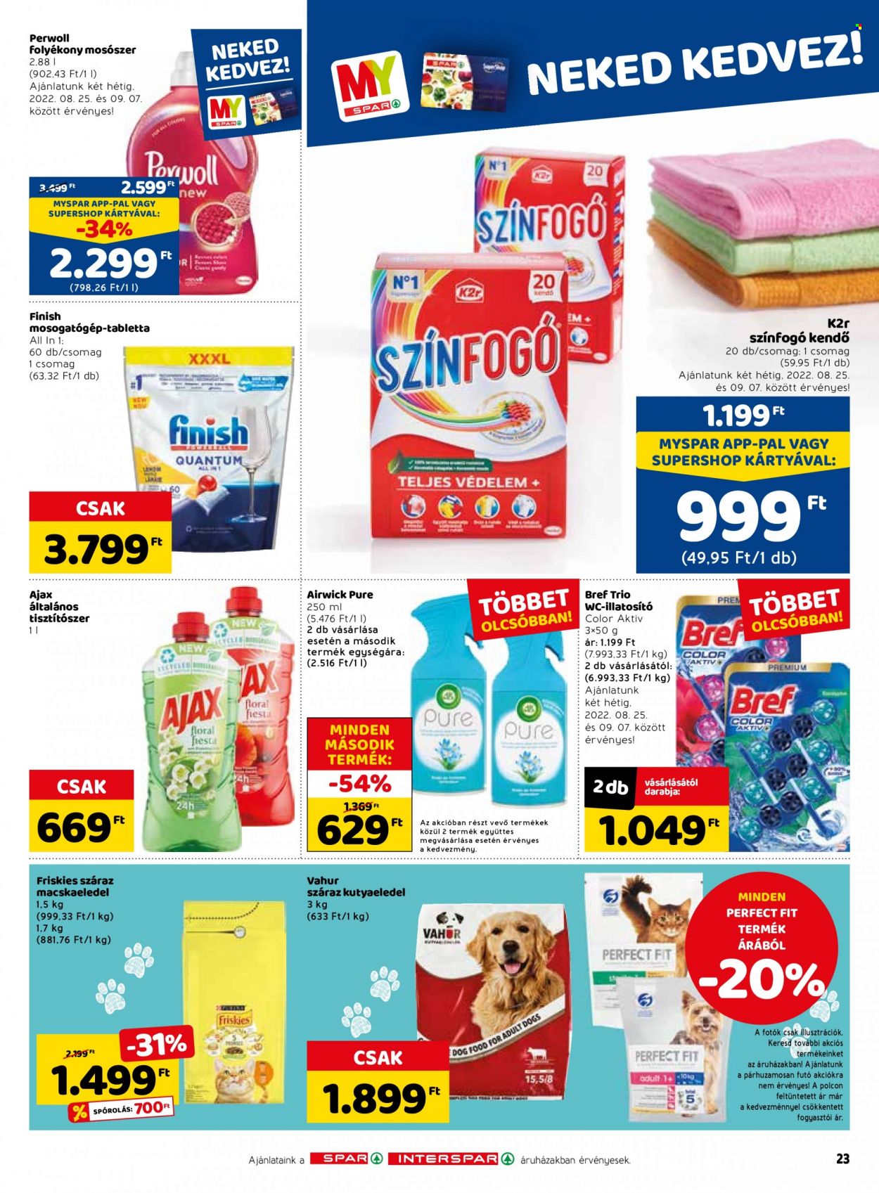 SPAR akciós újságok - 2022.08.25 - 2022.08.31. Oldal 31