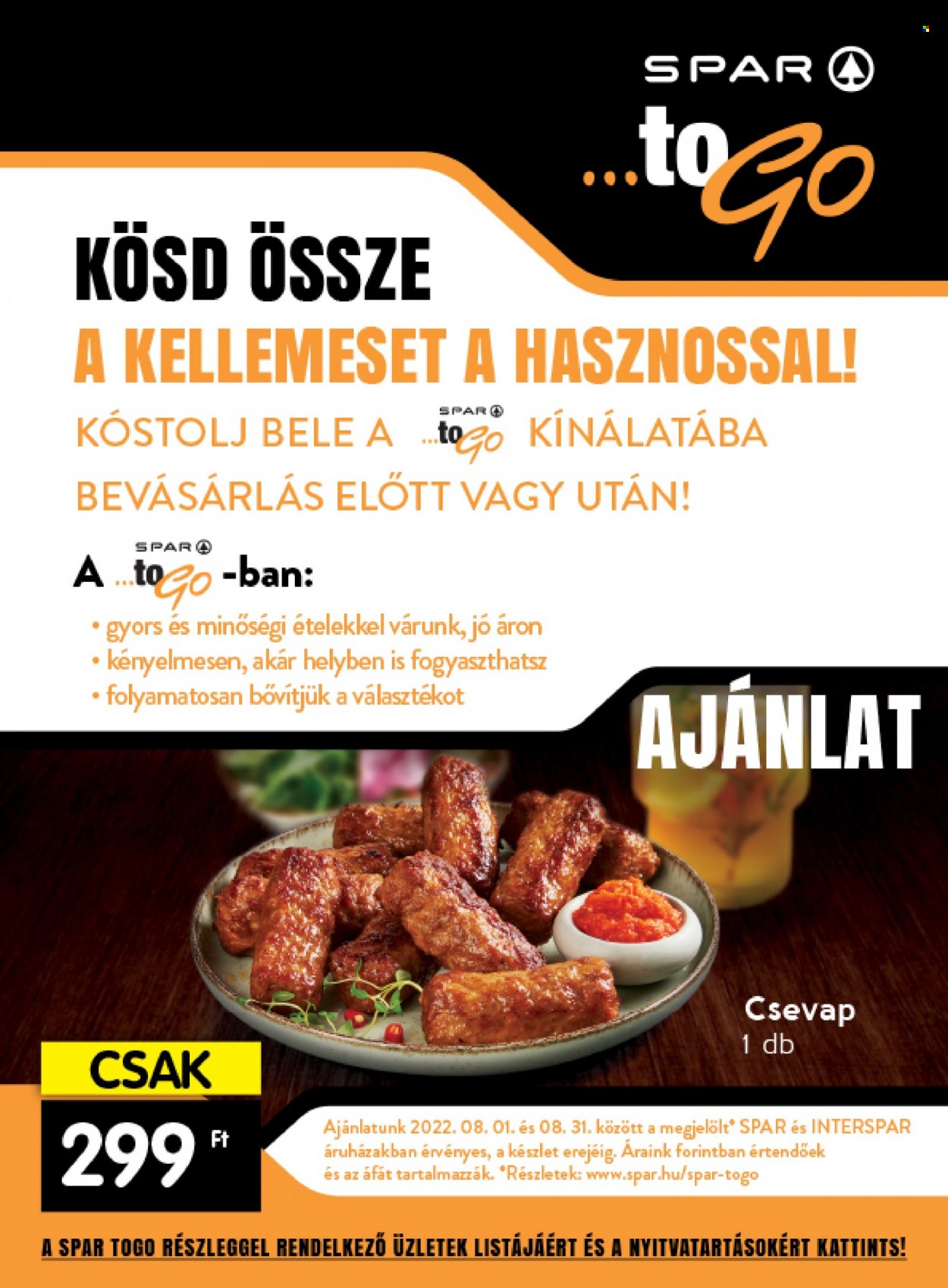 SPAR akciós újságok - 2022.08.25 - 2022.08.31. Oldal 33