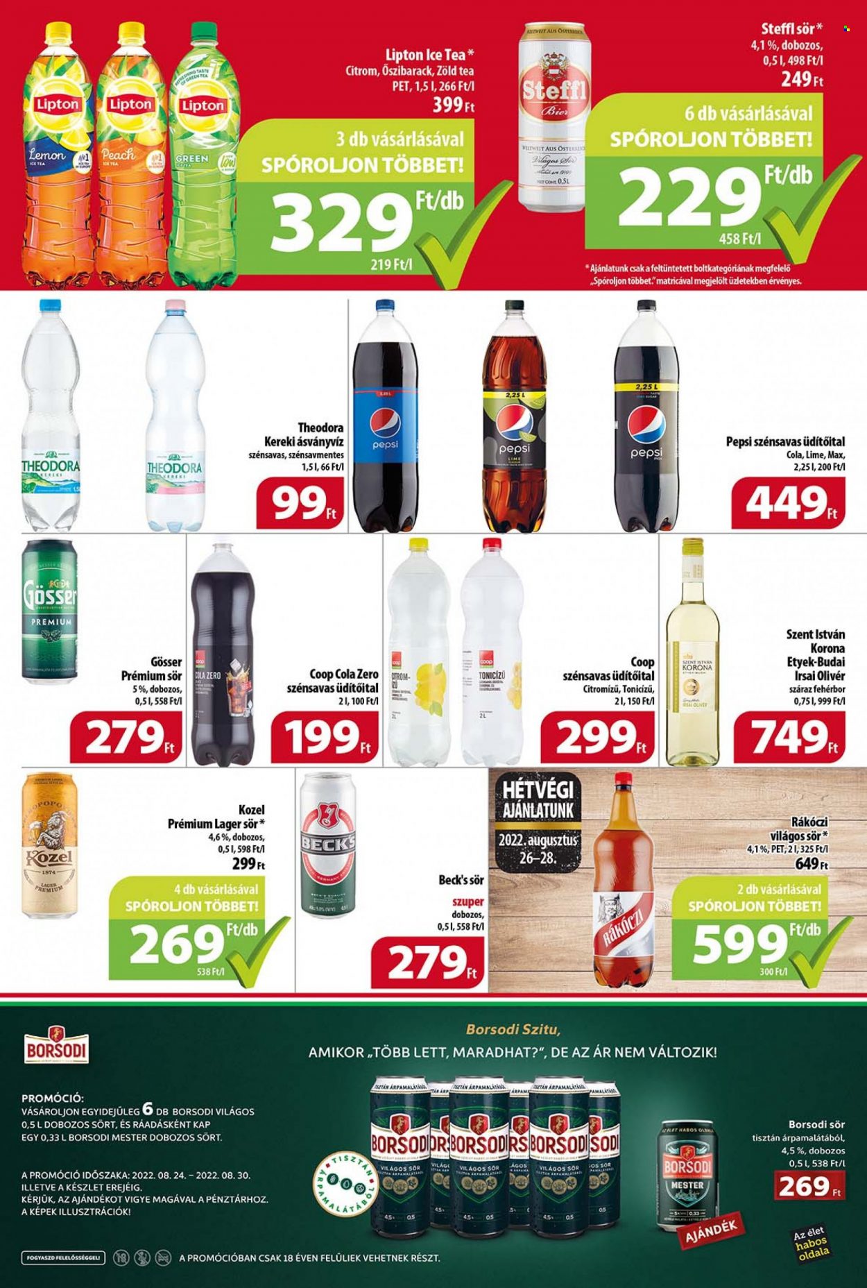 Coop akciós újságok - 2022.08.24 - 2022.08.30. Oldal 6