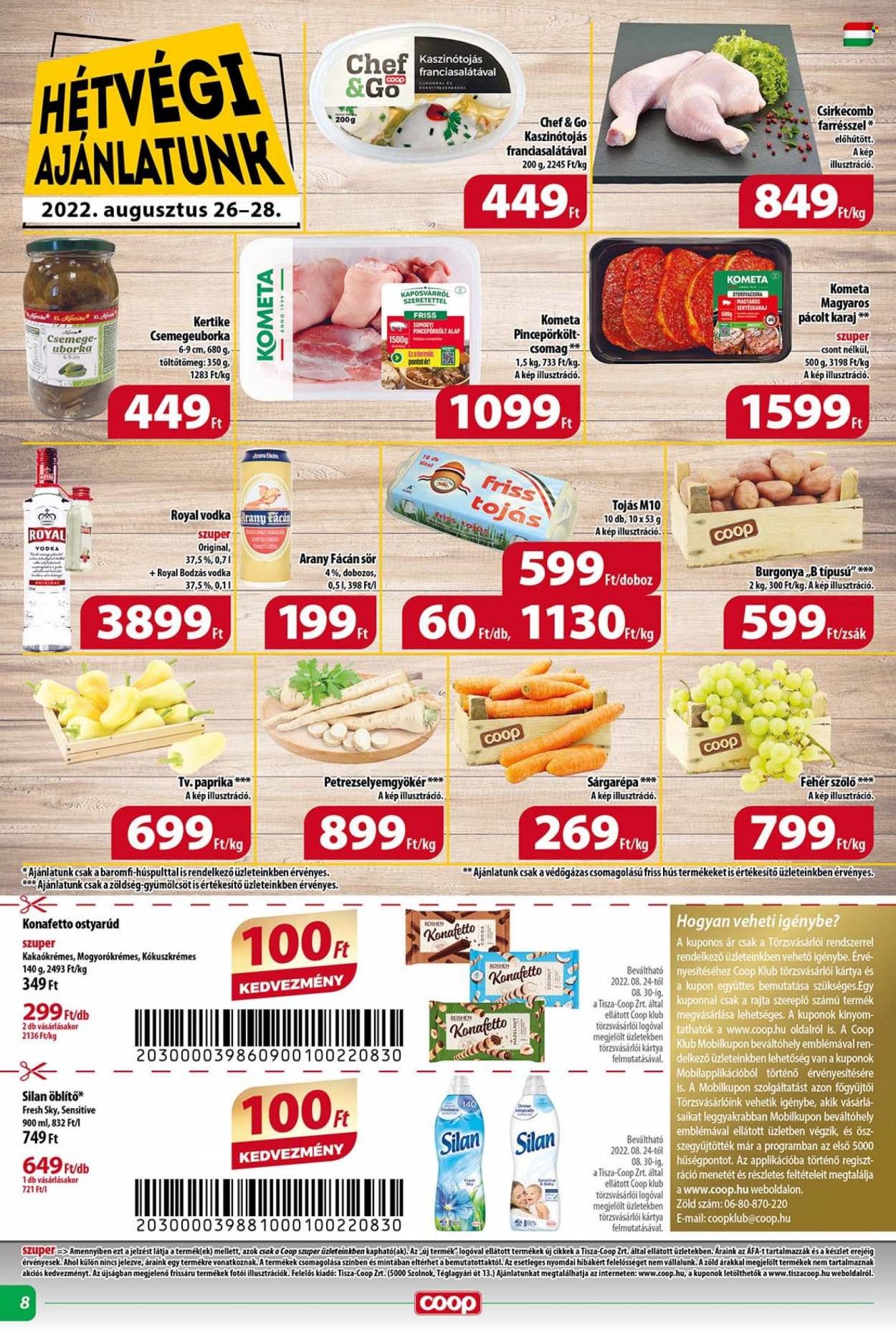 Coop akciós újságok - 2022.08.24 - 2022.08.30. Oldal 8