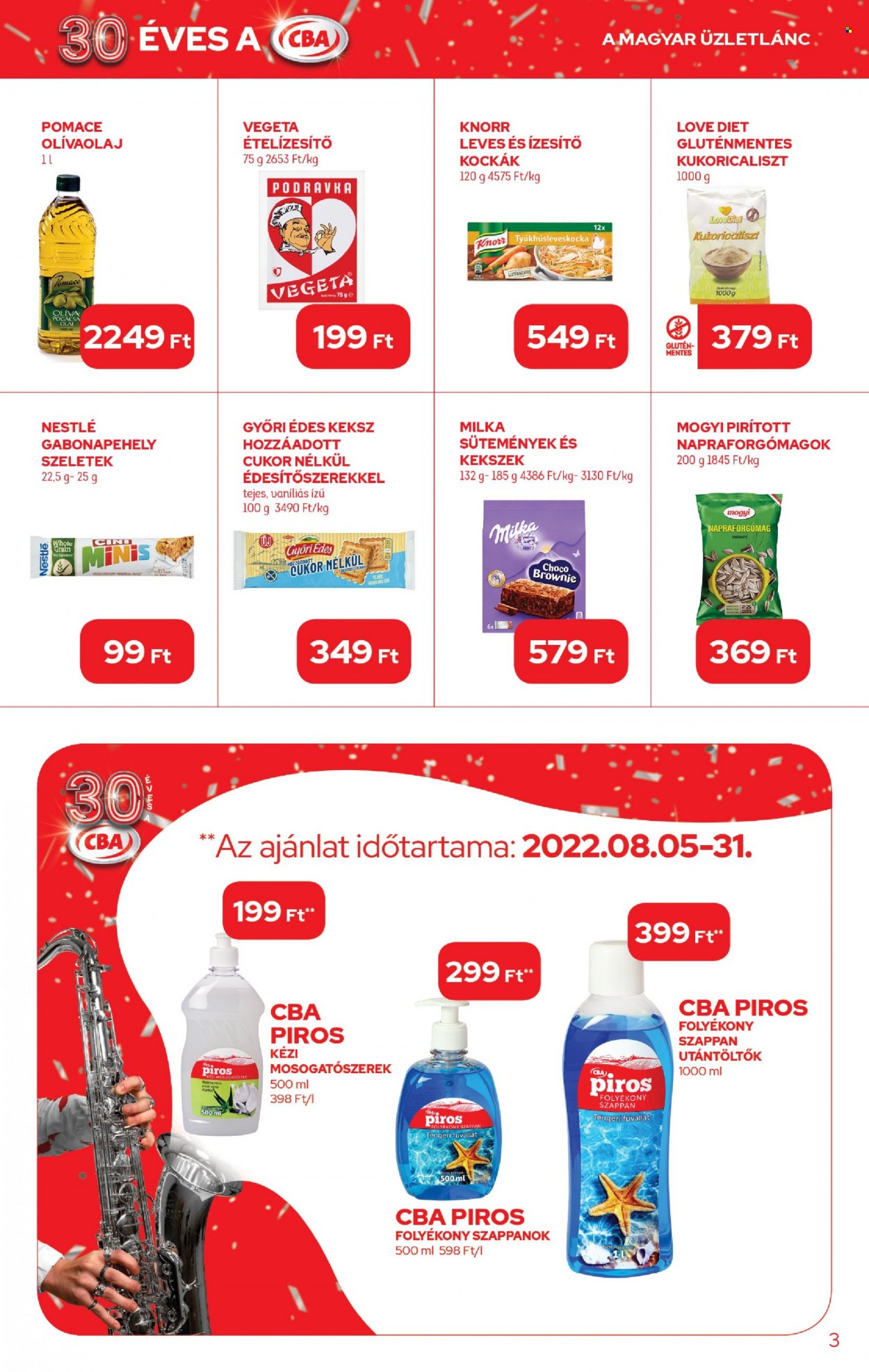 CBA akciós újságok - 2022.08.25 - 2022.08.31. Oldal 3