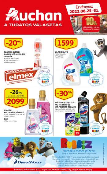 Újság Auchan - 2022.08.25 - 2022.08.31.