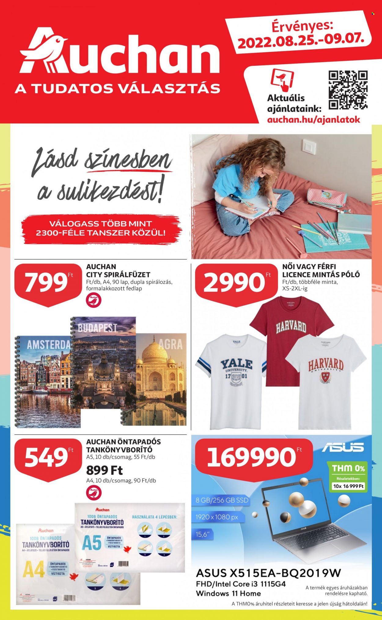 Auchan akciós újságok - 2022.08.25 - 2022.09.07. Oldal 1