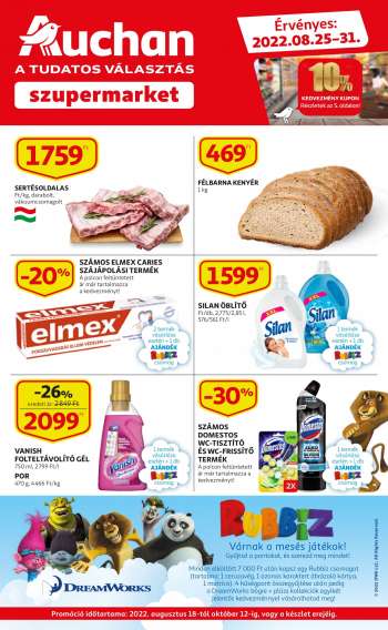 Újság Auchan - 2022.08.25 - 2022.08.31.
