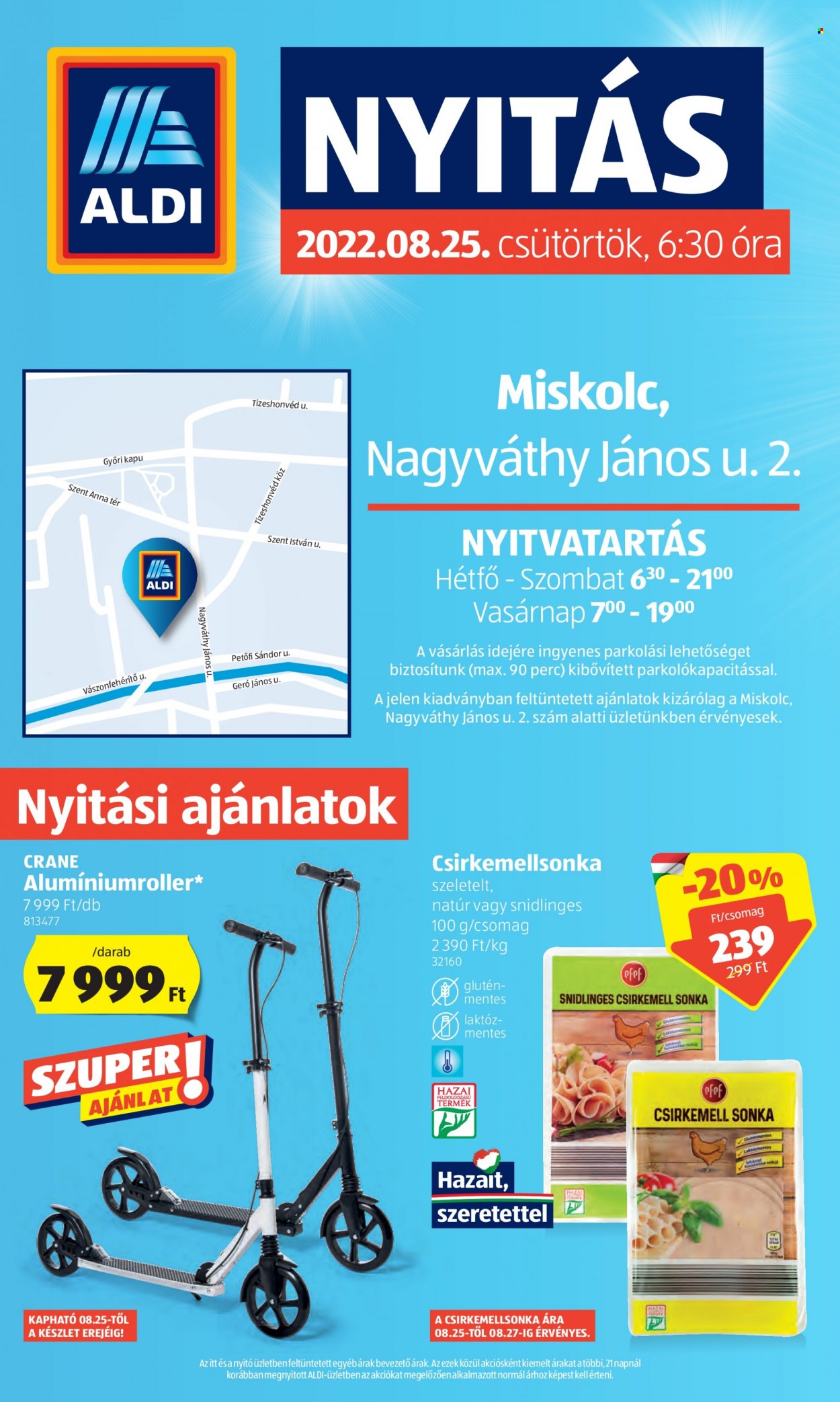 Aldi akciós újságok - 2022.08.25 - 2022.08.27. Oldal 1