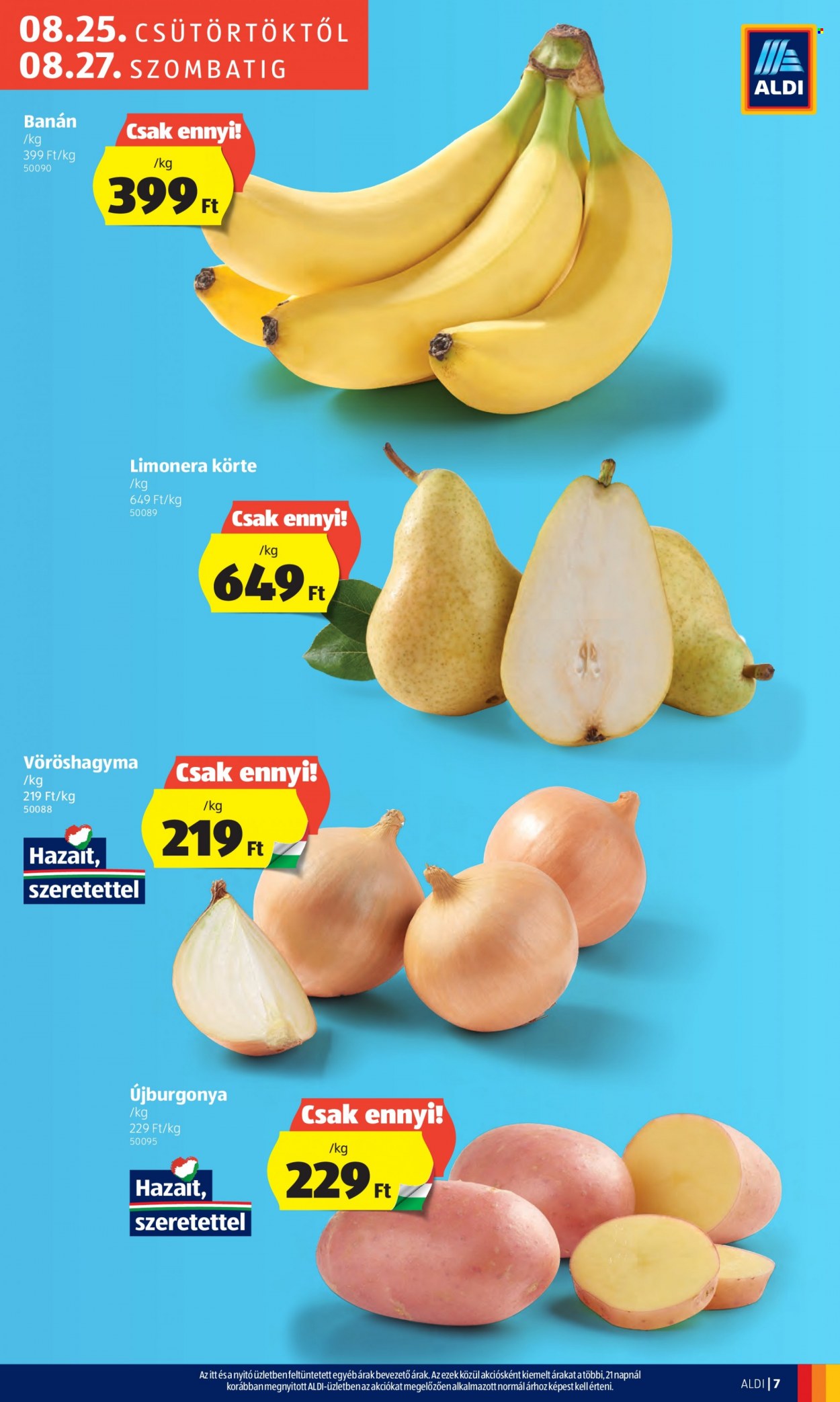 Aldi akciós újságok - 2022.08.25 - 2022.08.27. Oldal 7