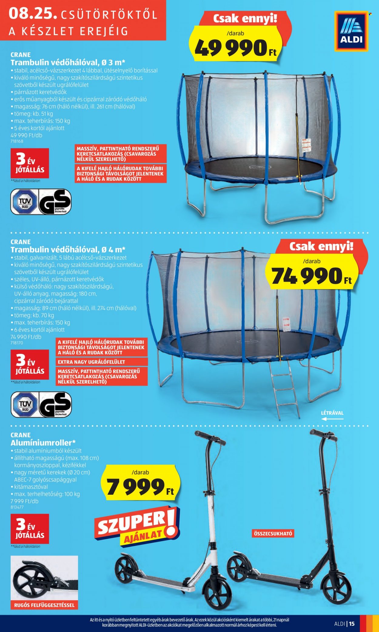 Aldi akciós újságok - 2022.08.25 - 2022.08.27. Oldal 15
