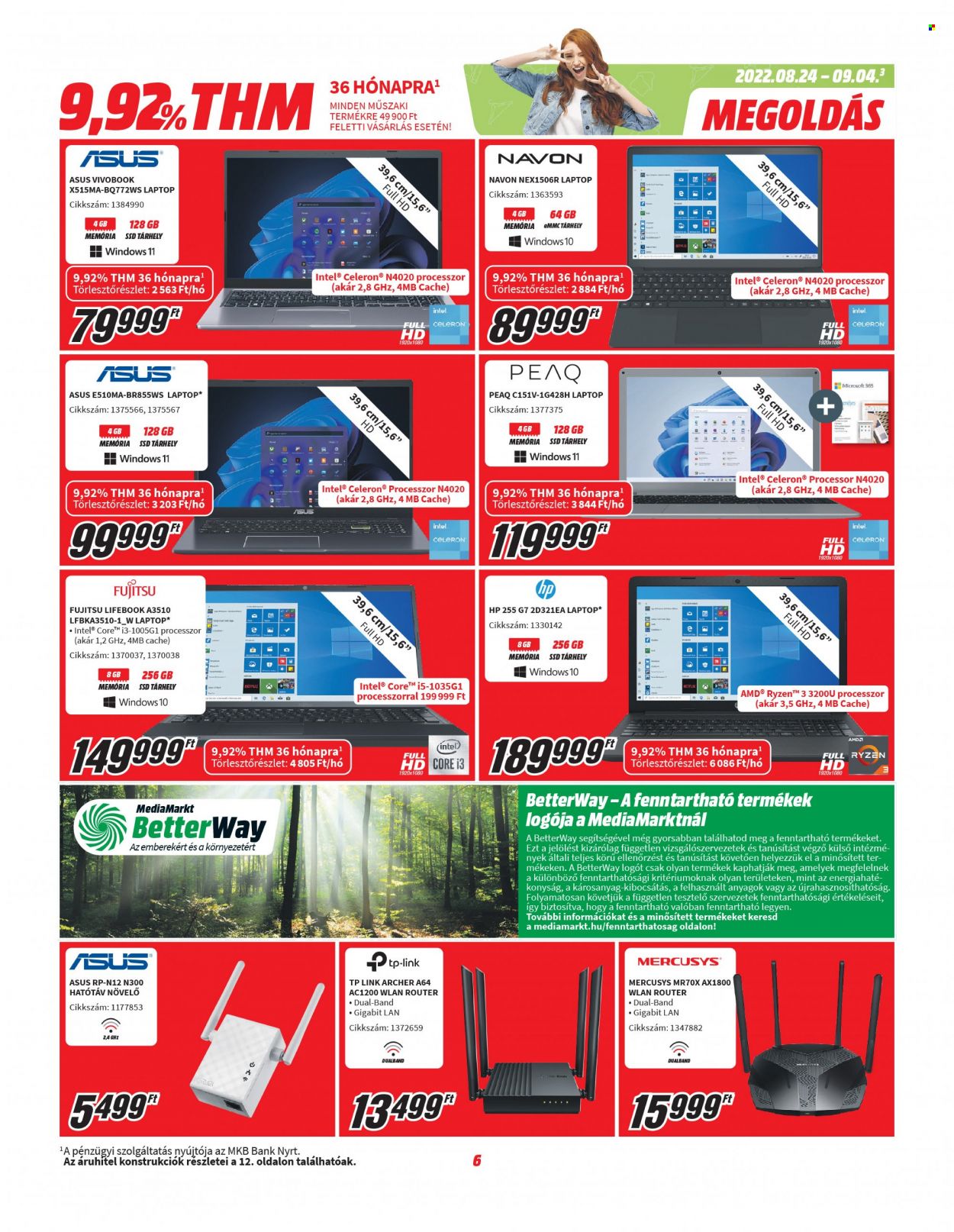 MediaMarkt akciós újságok - 2022.08.24 - 2022.09.04. Oldal 6
