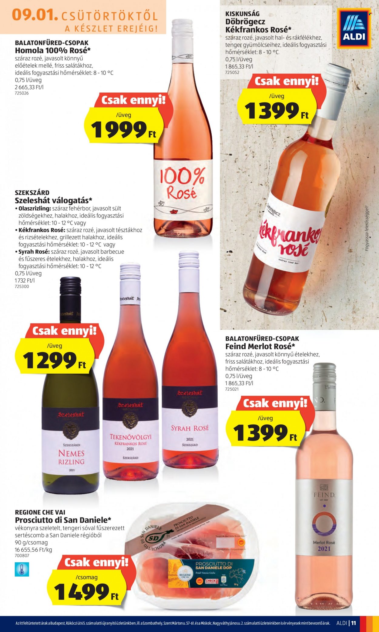 Aldi akciós újságok - 2022.09.01 - 2022.09.07. Oldal 11