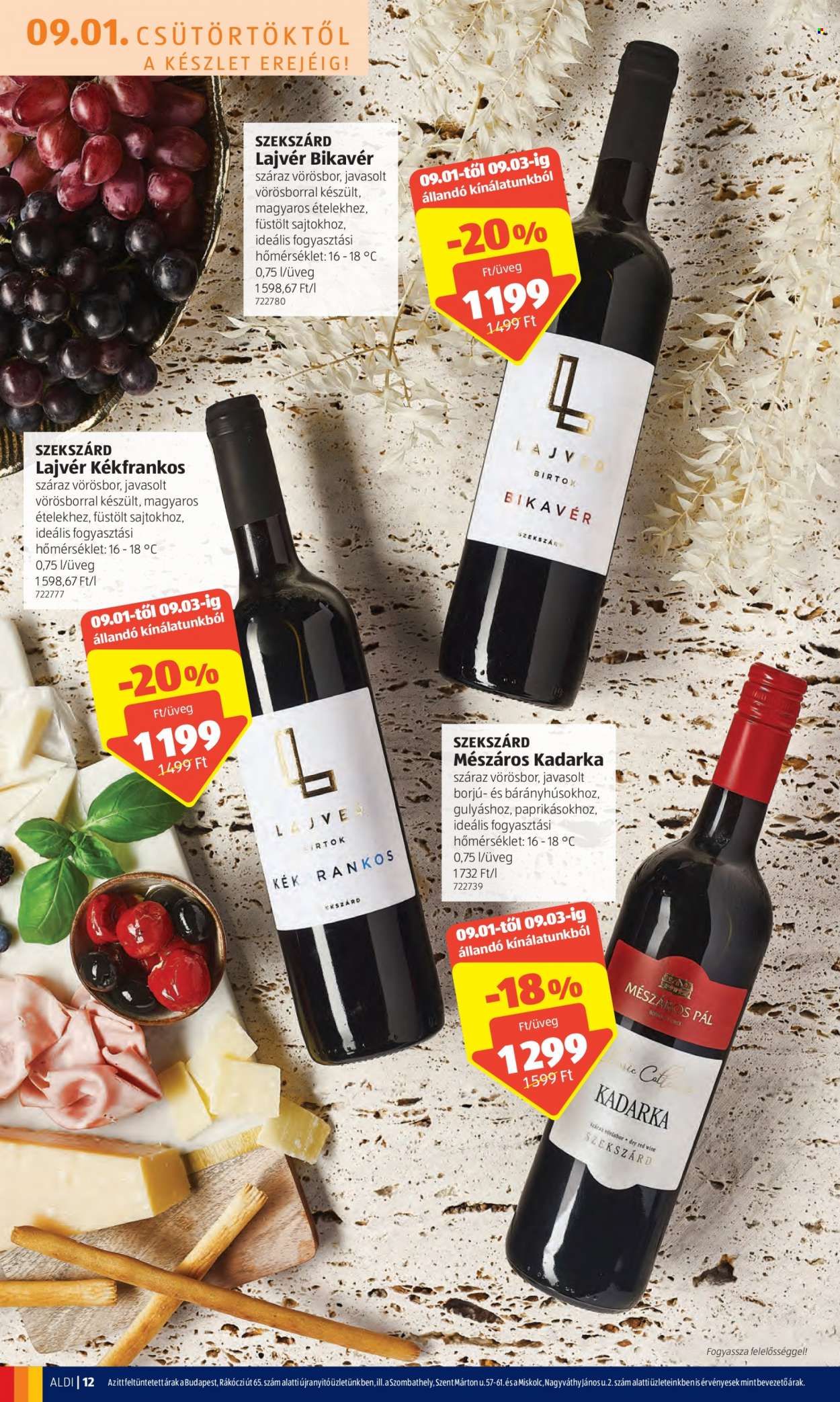 Aldi akciós újságok - 2022.09.01 - 2022.09.07. Oldal 12