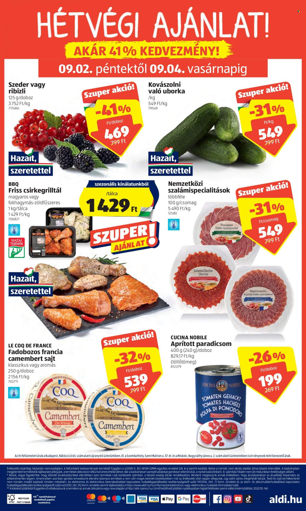 Aldi akciós újságok - 2022.09.01 - 2022.09.07. Oldal 40