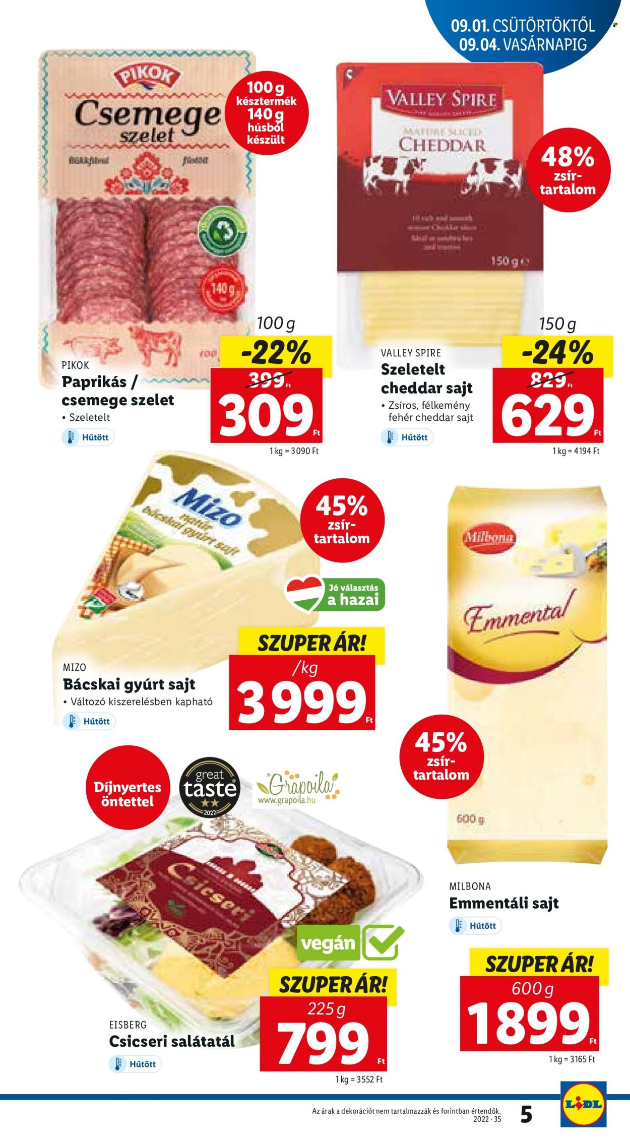 Lidl akciós újságok - 2022.09.01 - 2022.09.07. Oldal 5