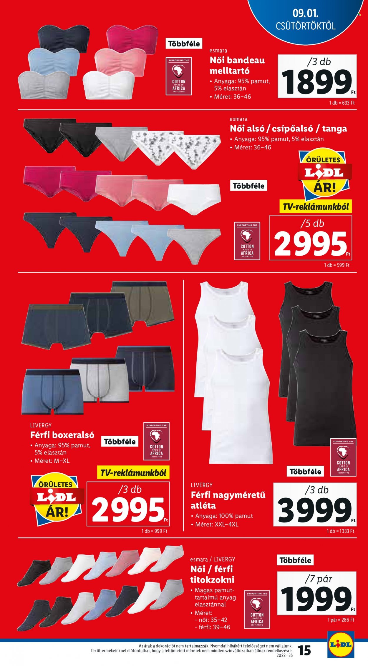 Lidl akciós újságok - 2022.09.01 - 2022.09.07. Oldal 15