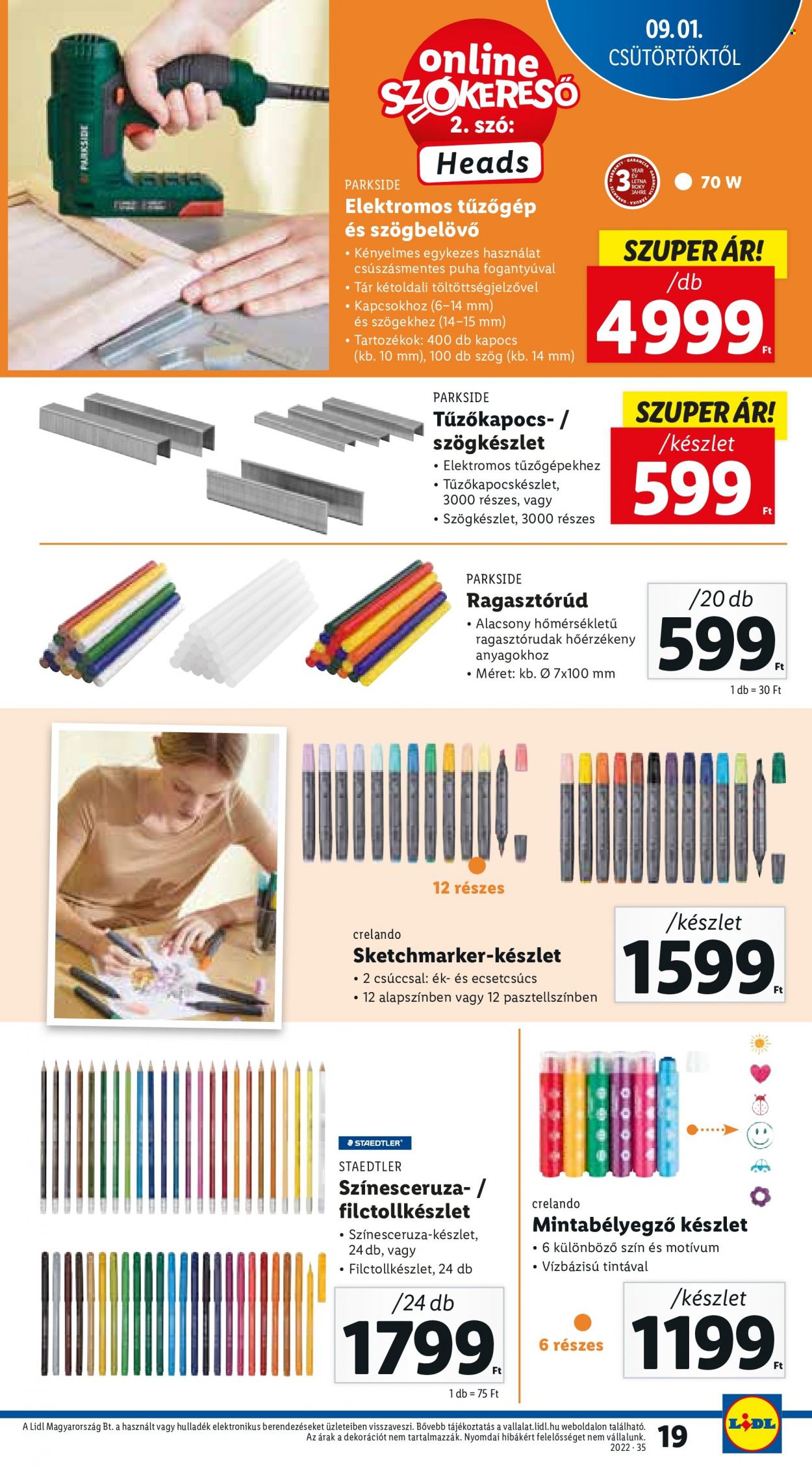 Lidl akciós újságok - 2022.09.01 - 2022.09.07. Oldal 19