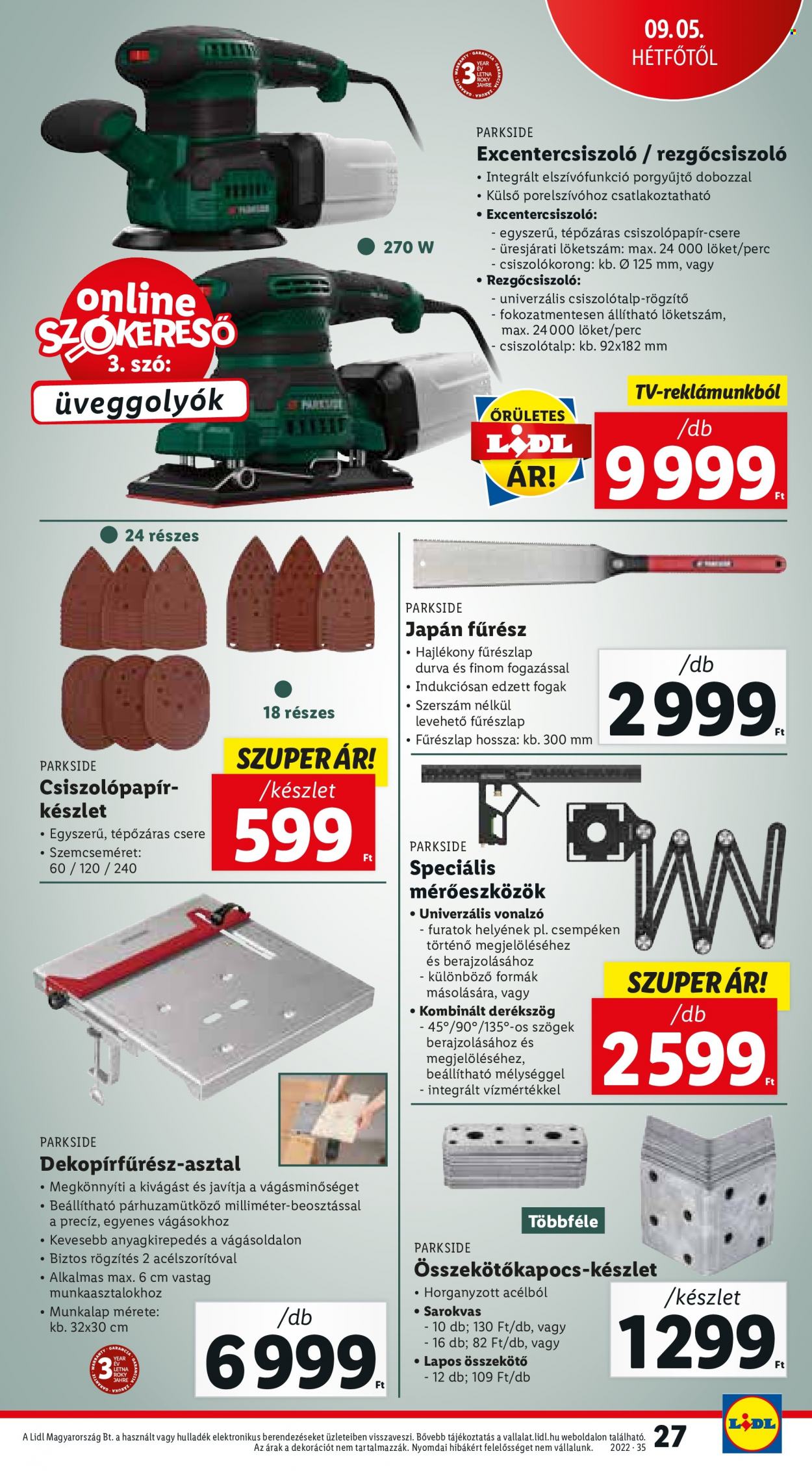 Lidl akciós újságok - 2022.09.01 - 2022.09.07. Oldal 27