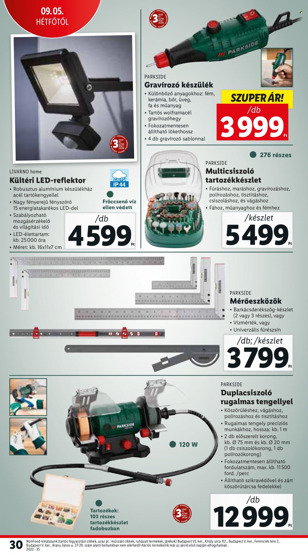 Lidl akciós újságok - 2022.09.01 - 2022.09.07. Oldal 30