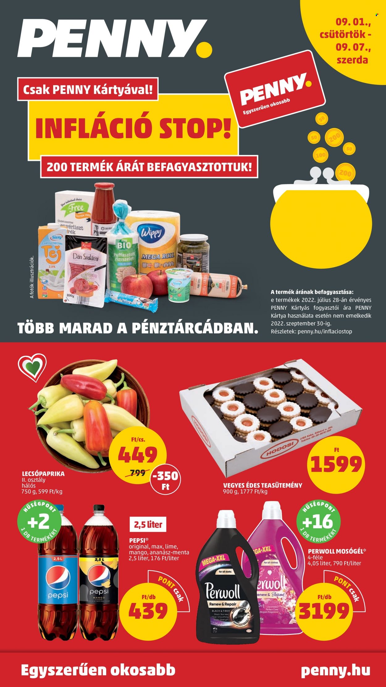Penny Market akciós újságok - 2022.09.01 - 2022.09.07. Oldal 1