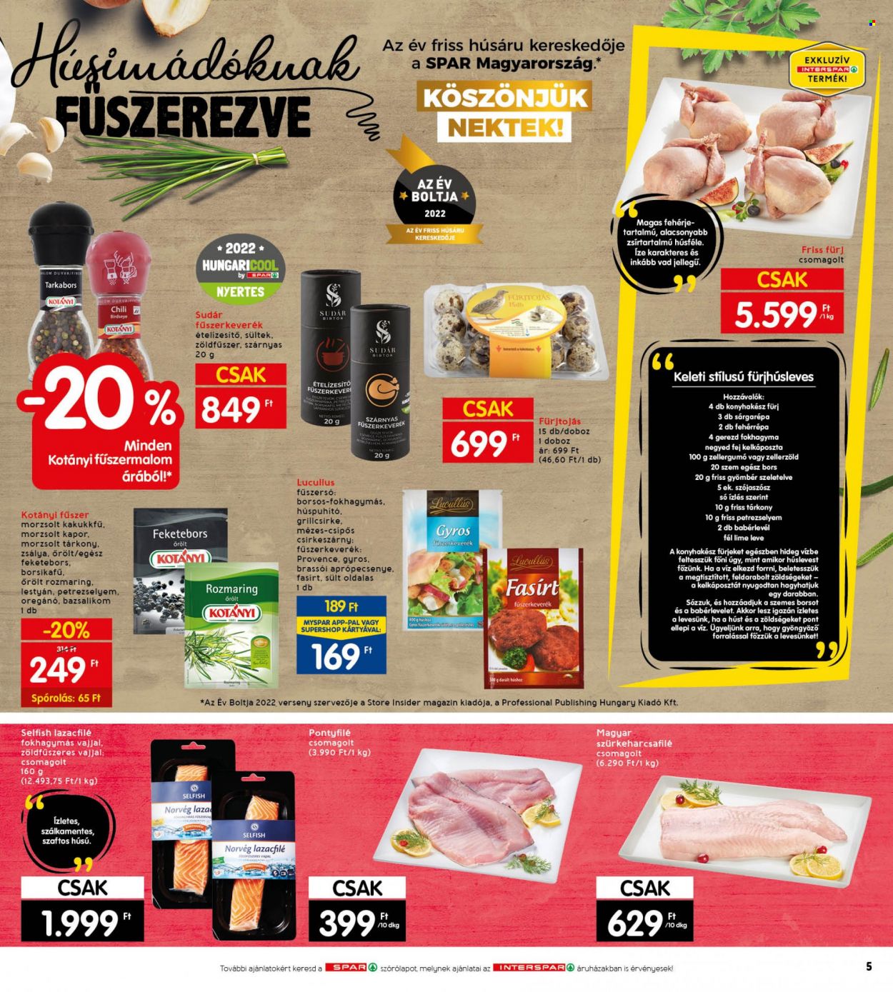 INTERSPAR akciós újságok - 2022.09.01 - 2022.09.07. Oldal 7